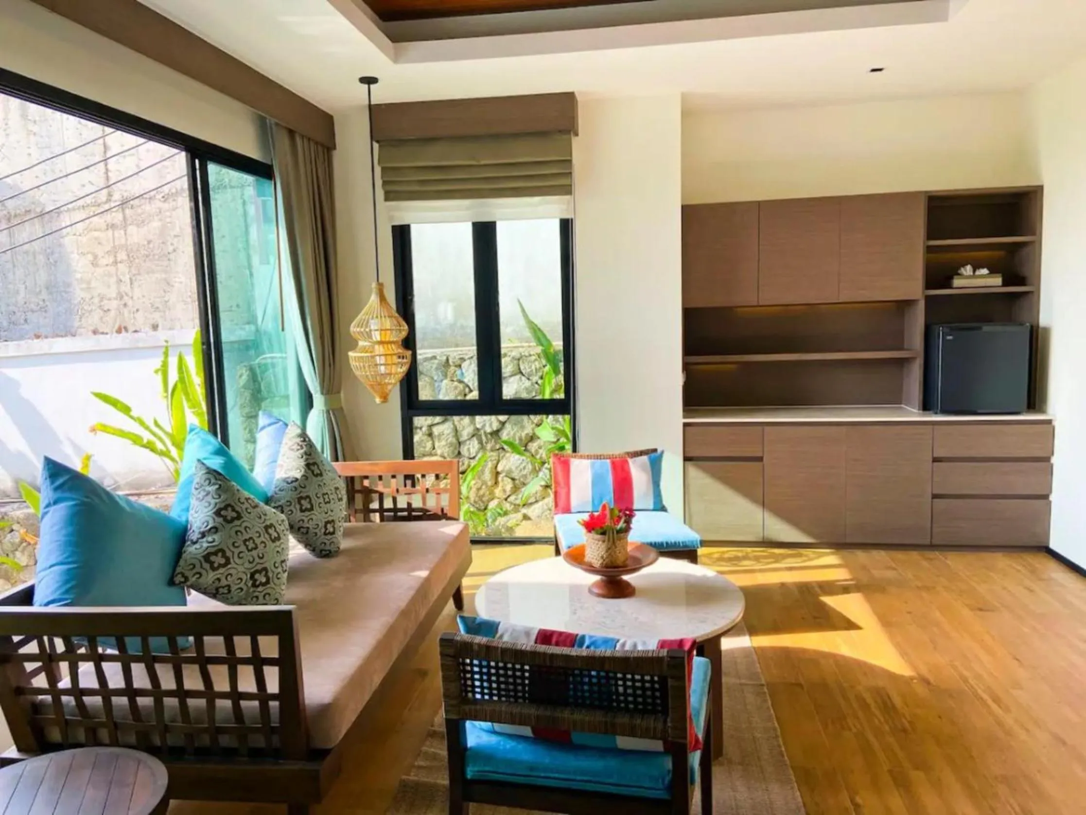 Seating area in Silla Villa Kata Beach