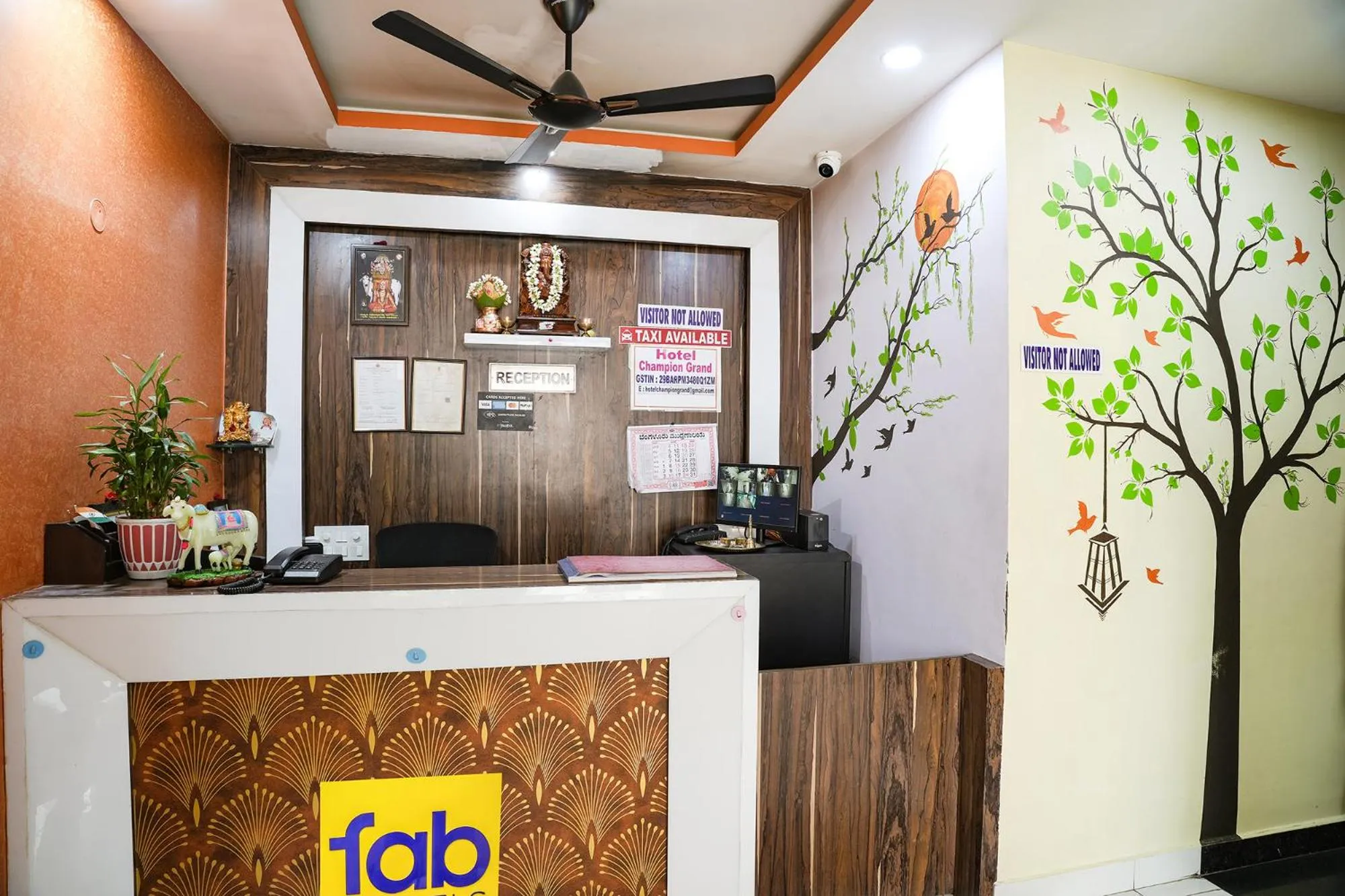 Lobby or reception in FabHotel Champion Grand - Nr Fortis Hospital, Nagarbhavi