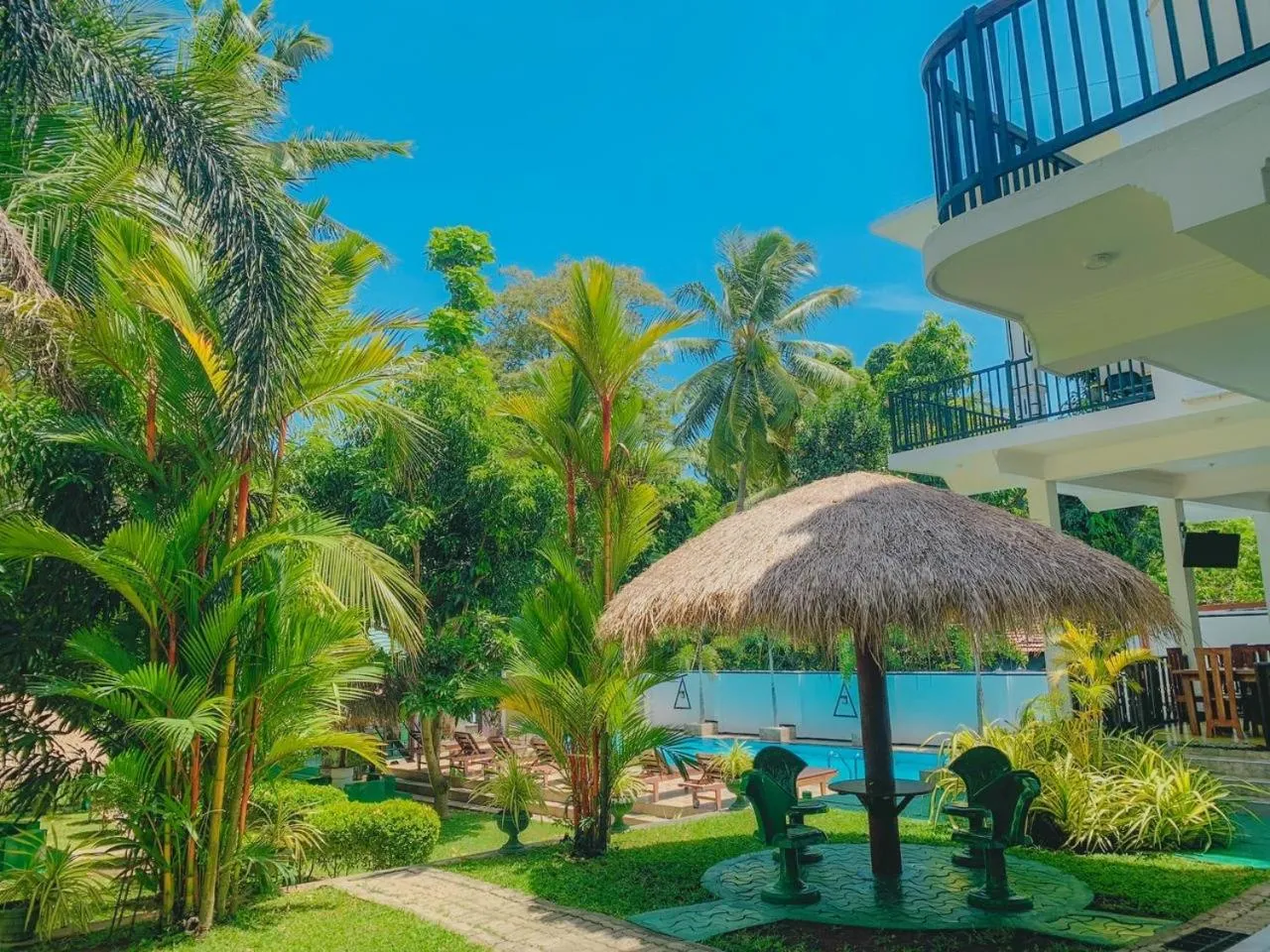 Garden view in Hotel River Front