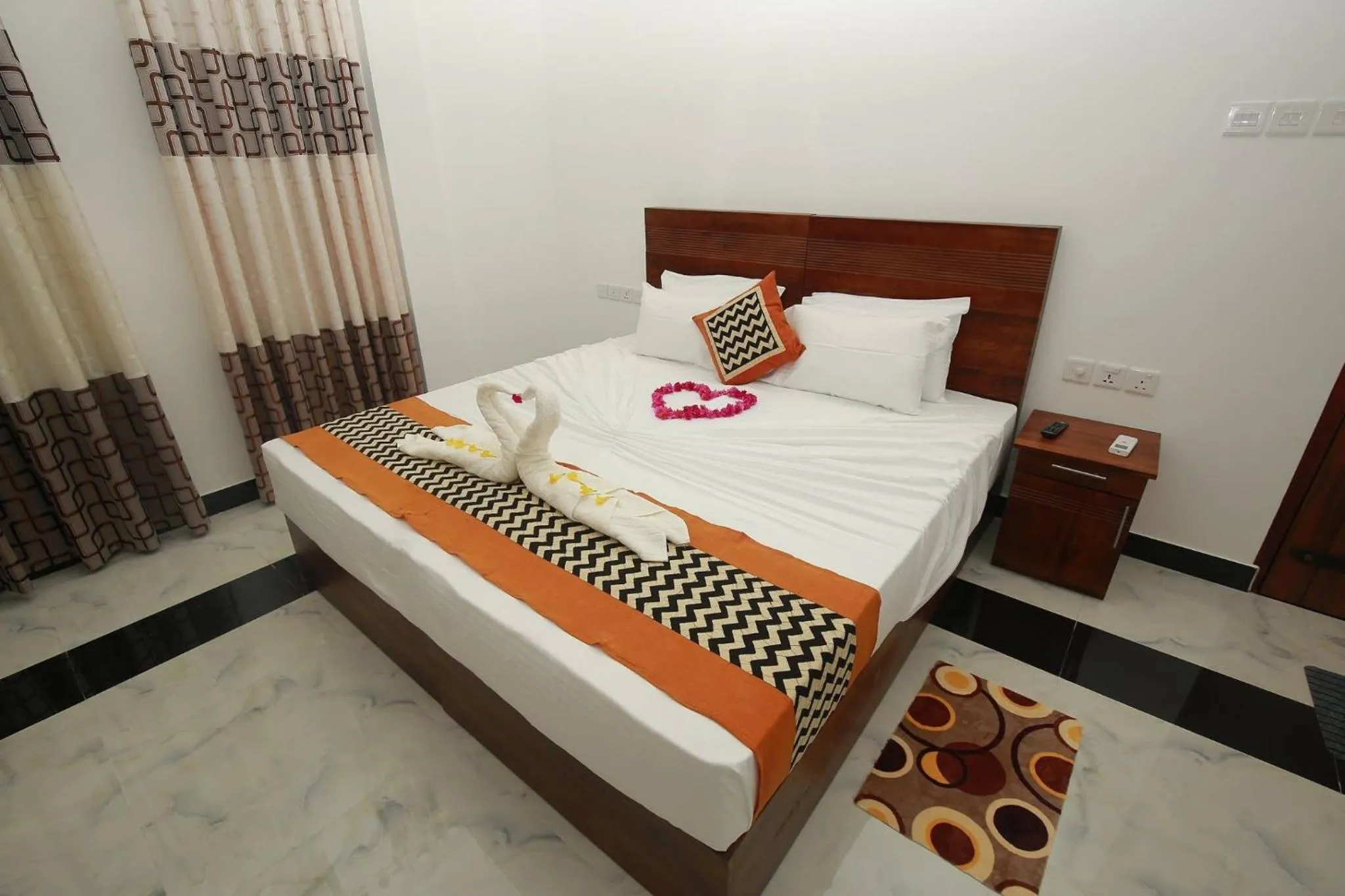 Bed in Hotel River Front