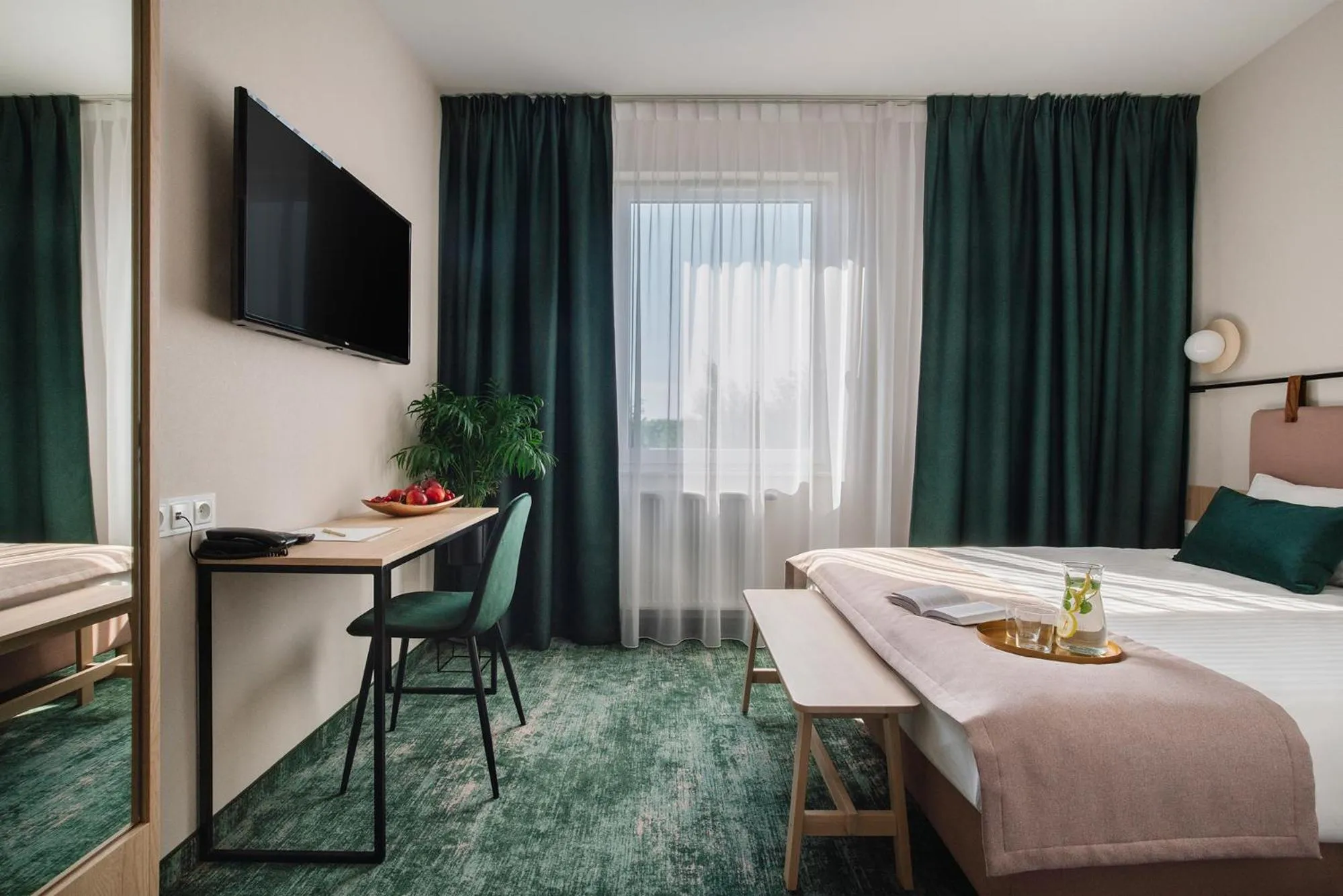 Bed in Hi Hotel Gdansk Airport