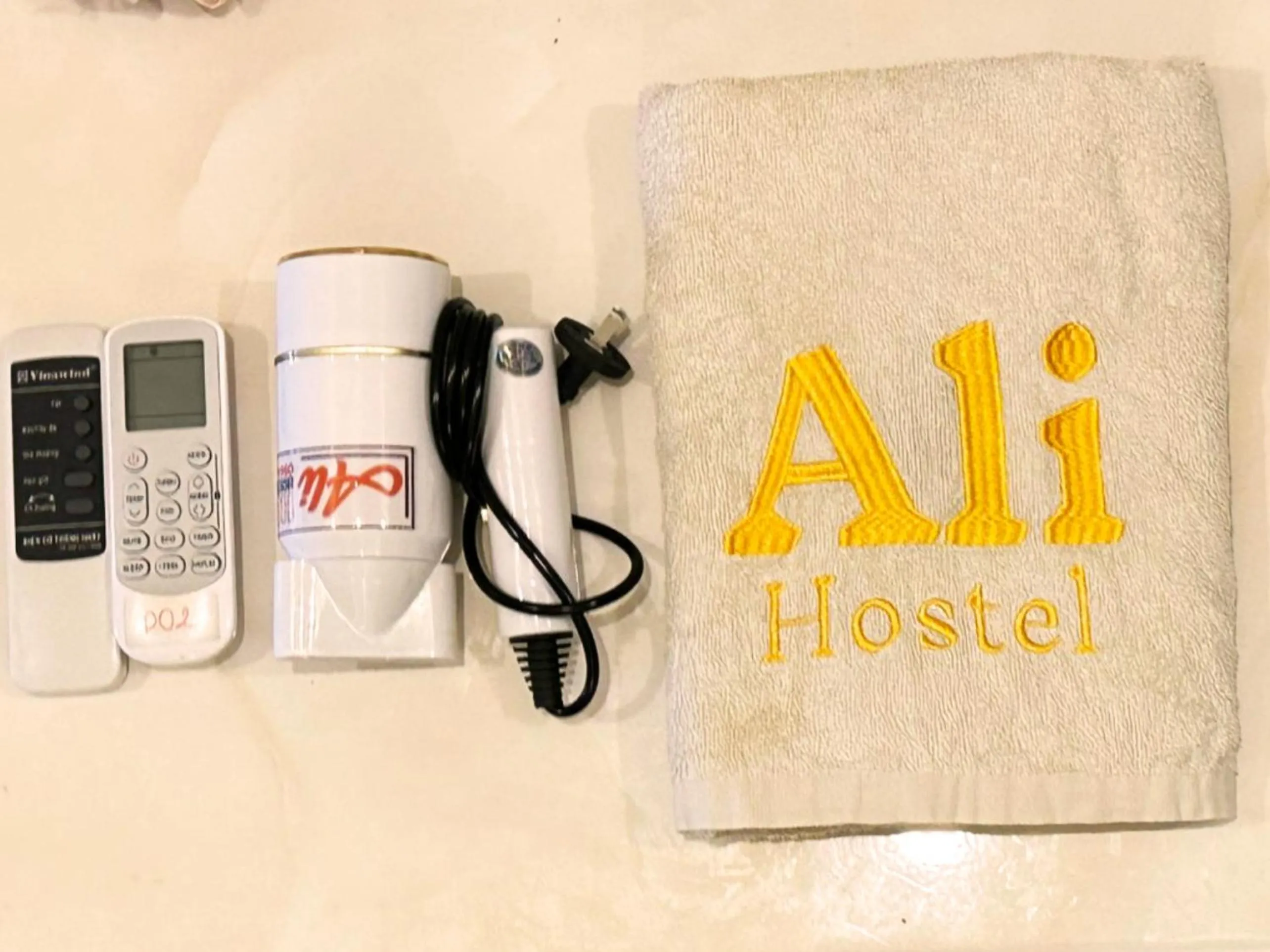 towels in Ha Giang Ali Hostel