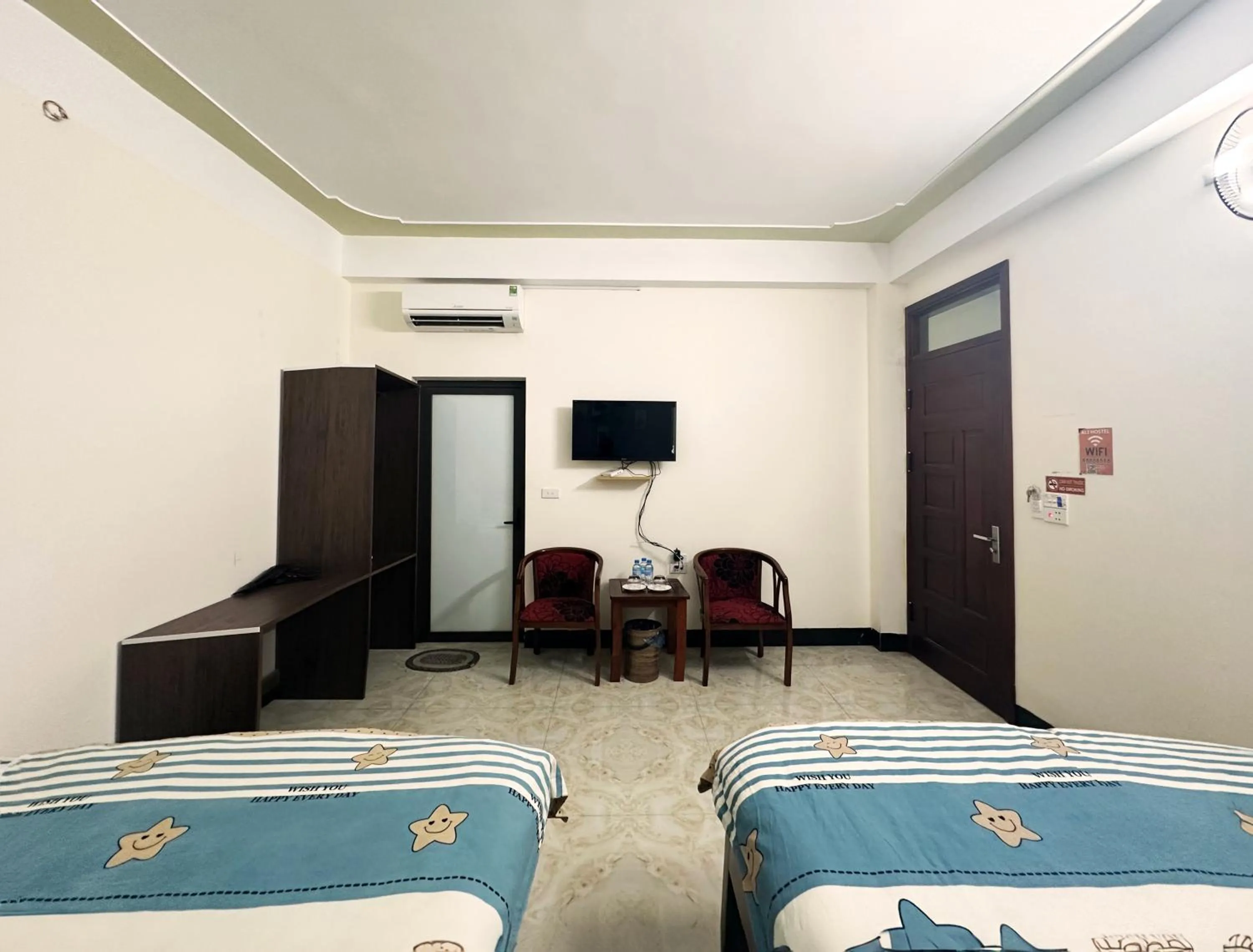 Bed in Ha Giang Ali Hostel