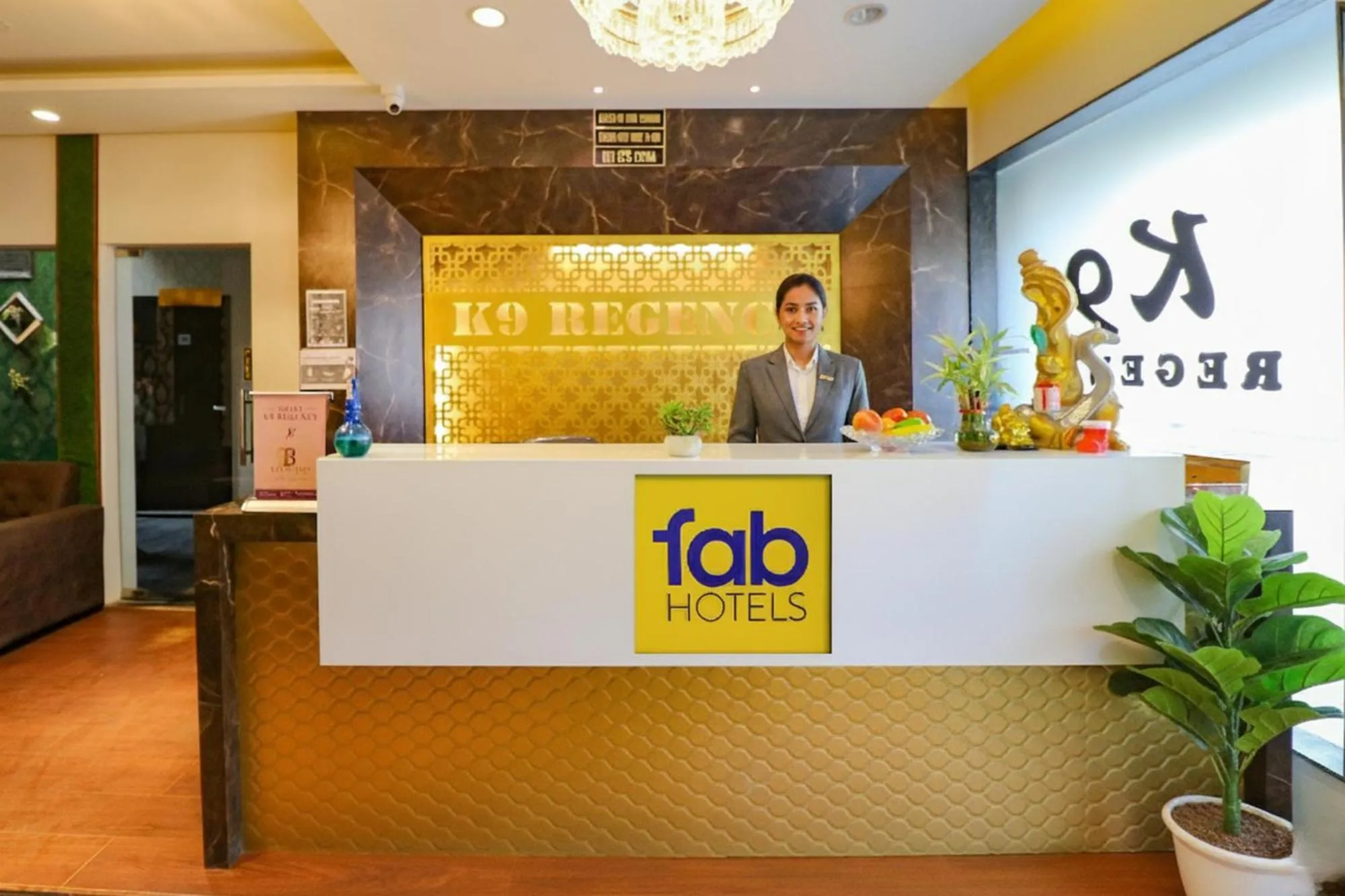Lobby or reception in FabHotel K9