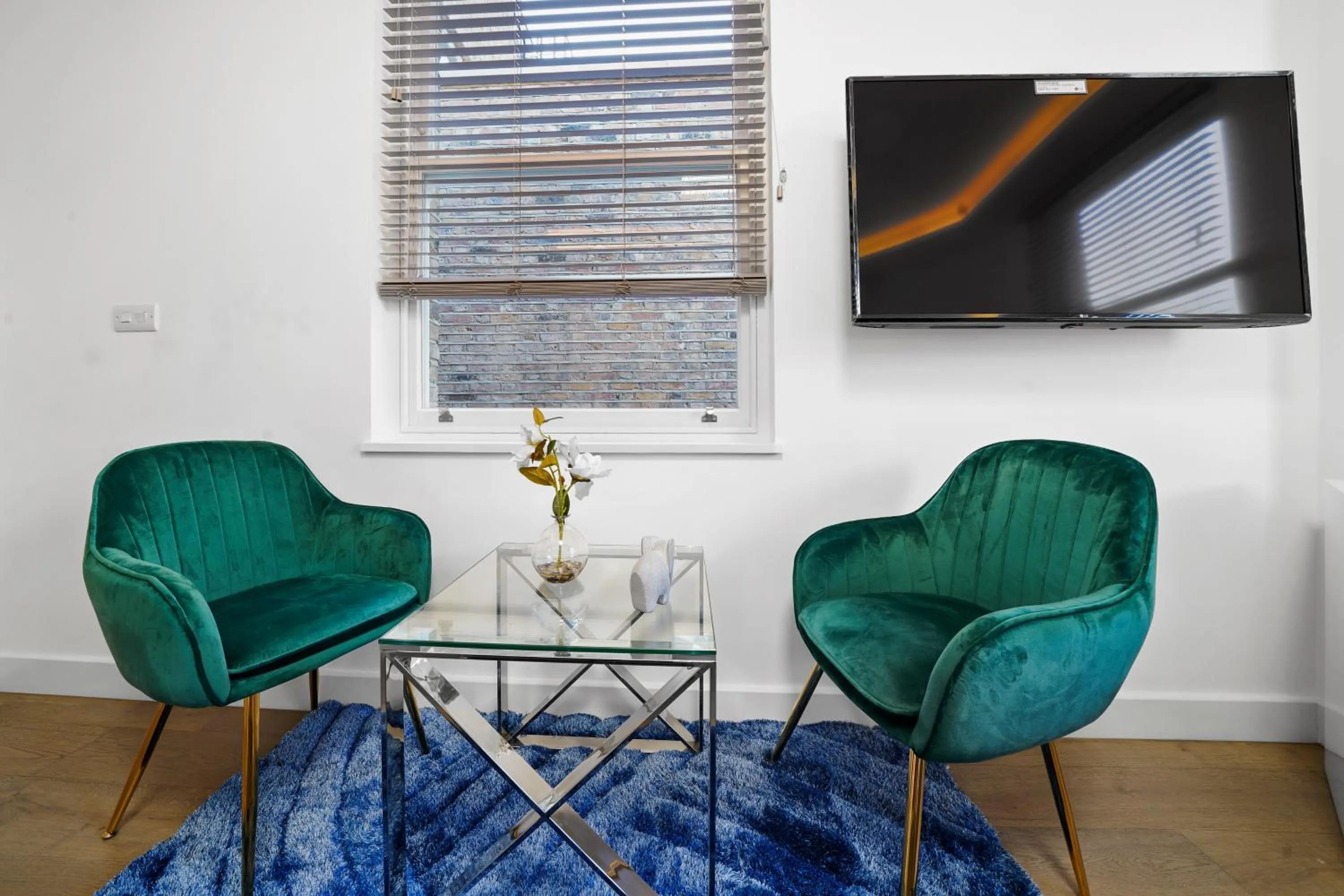 Seating area in City Prime Apartments