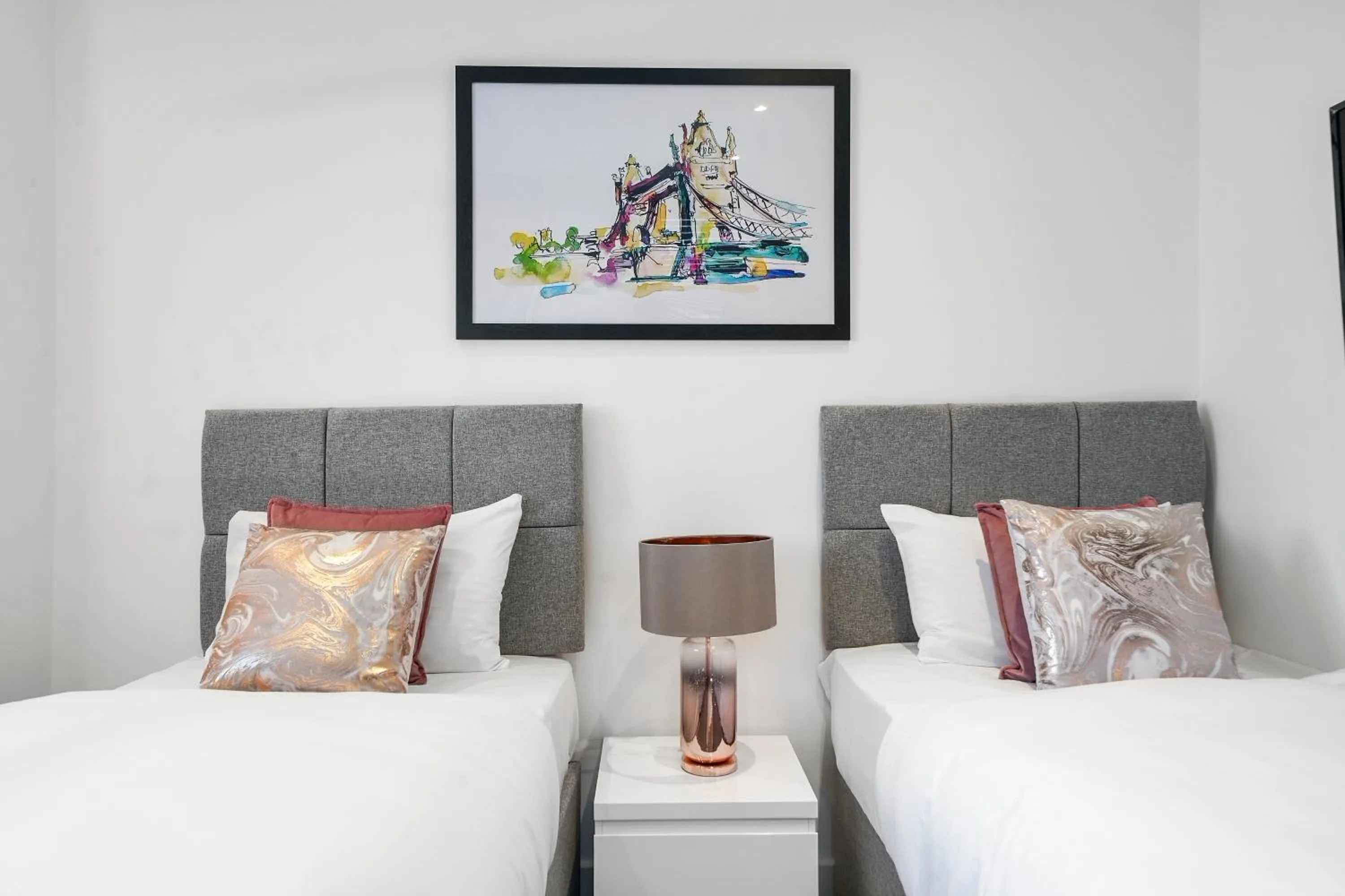 Bed in City Prime Apartments