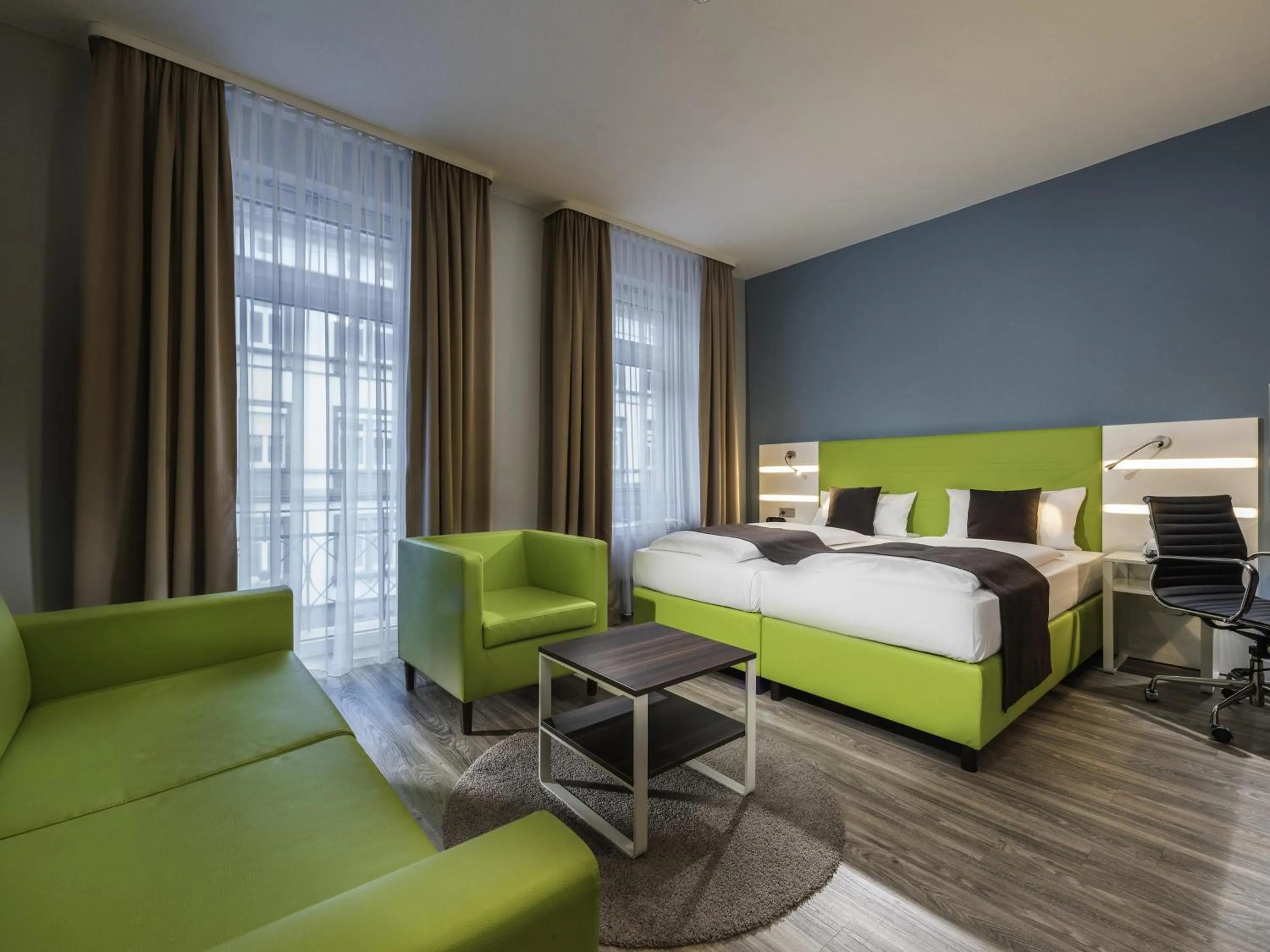 Bedroom, Bed in ibis Styles Offenburg City