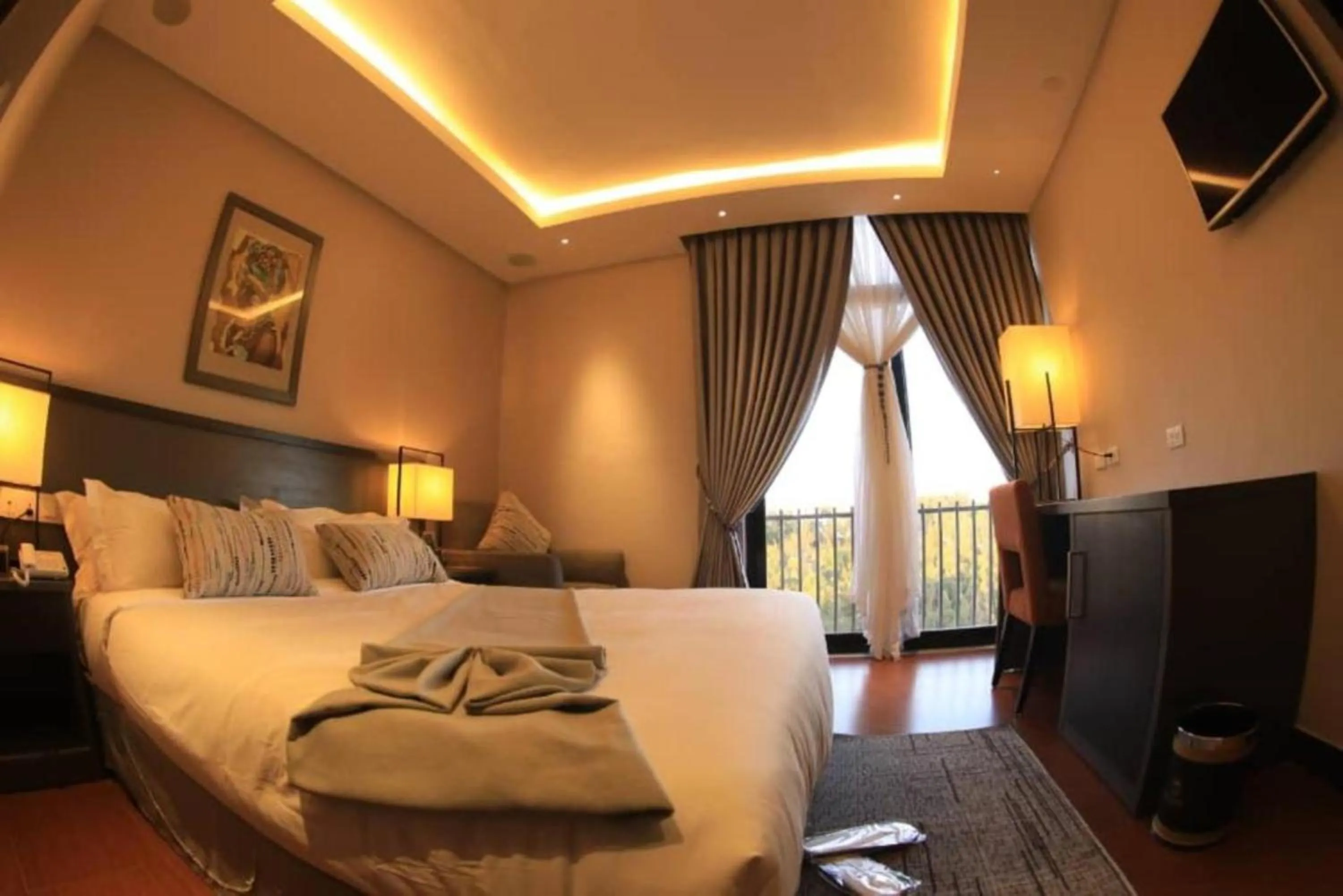 Bed in ELGEL Hotel and Spa