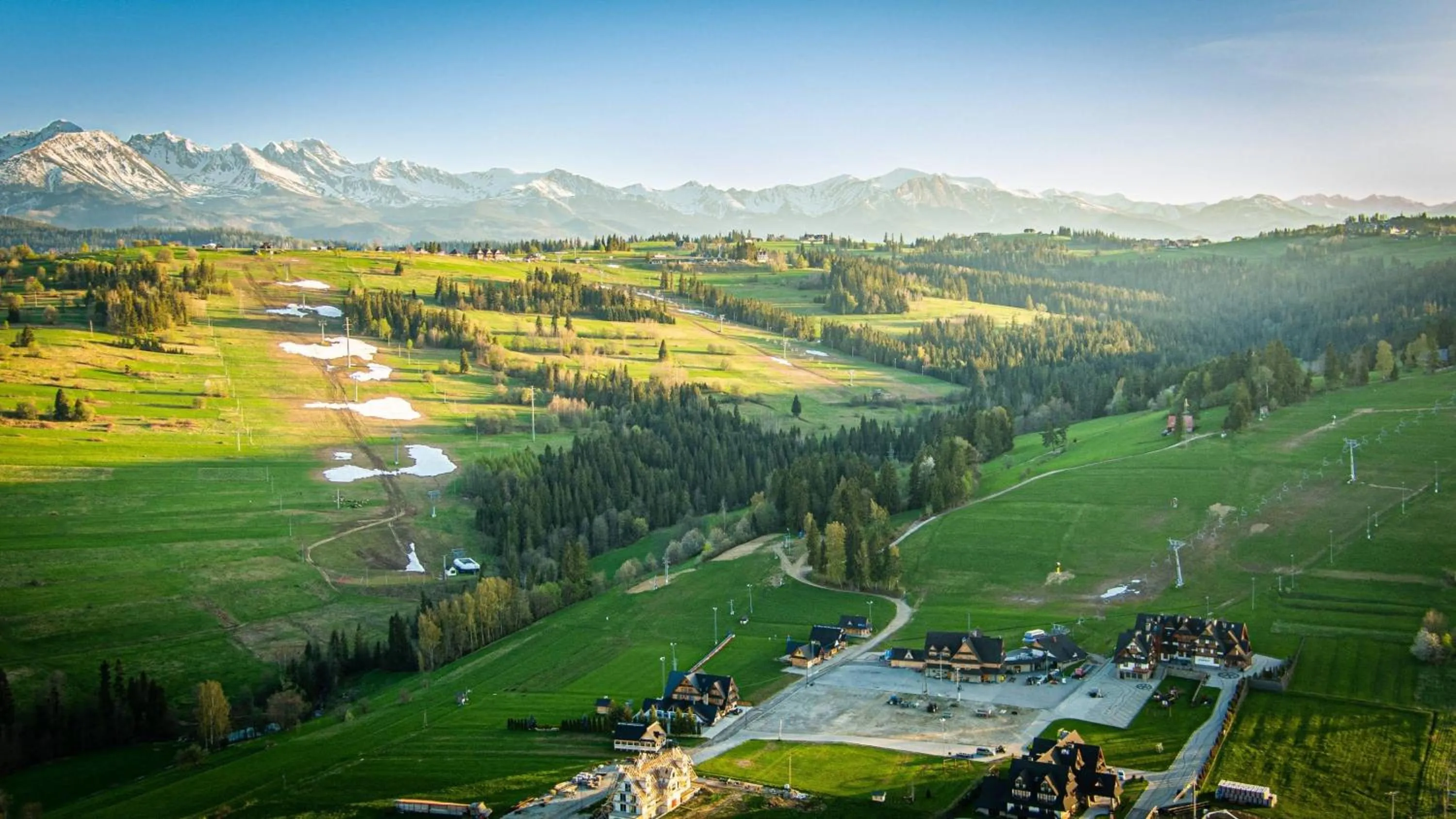 Bird's eye view in Rezydencja Markowy Dworek