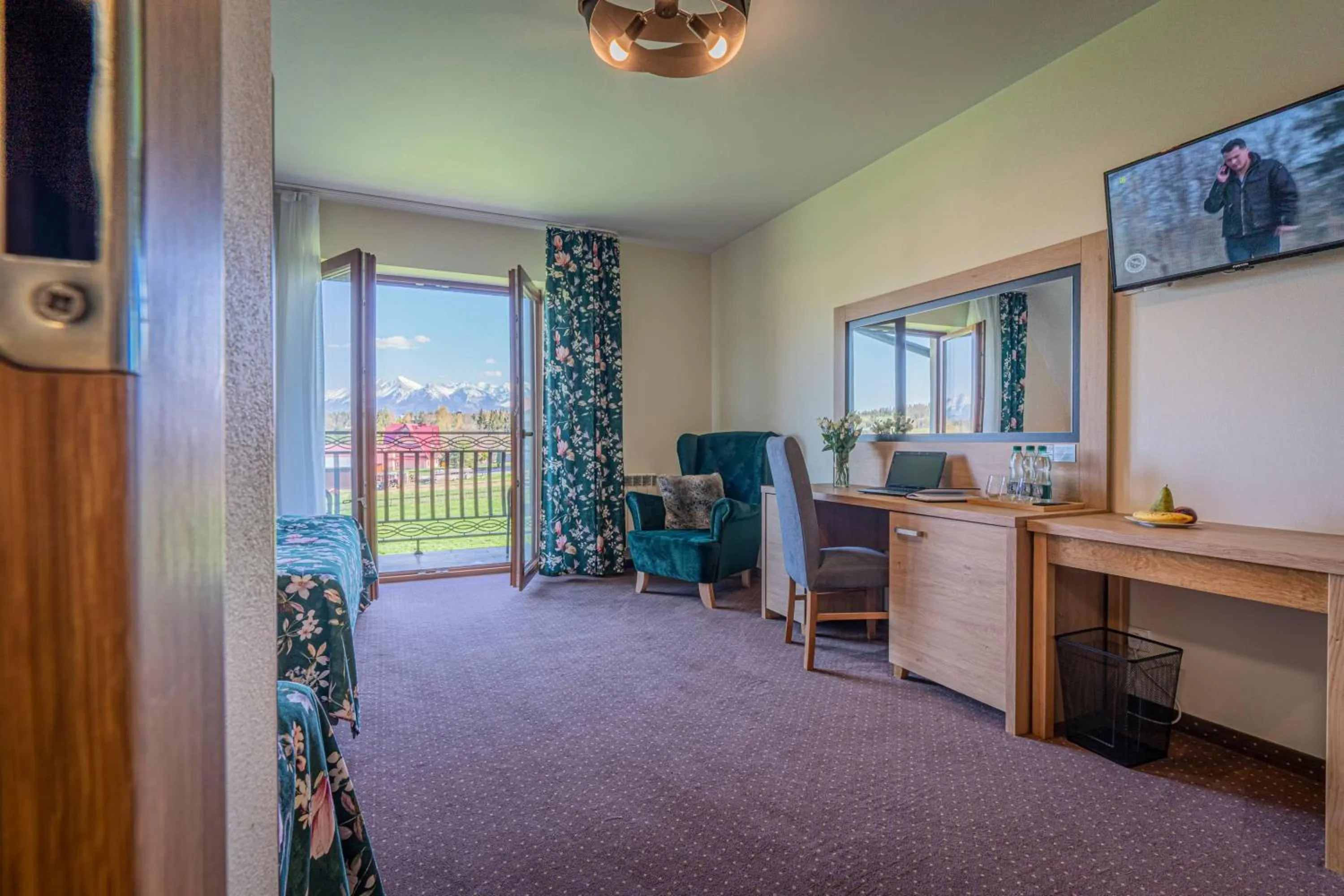 Seating area in Rezydencja Markowy Dworek