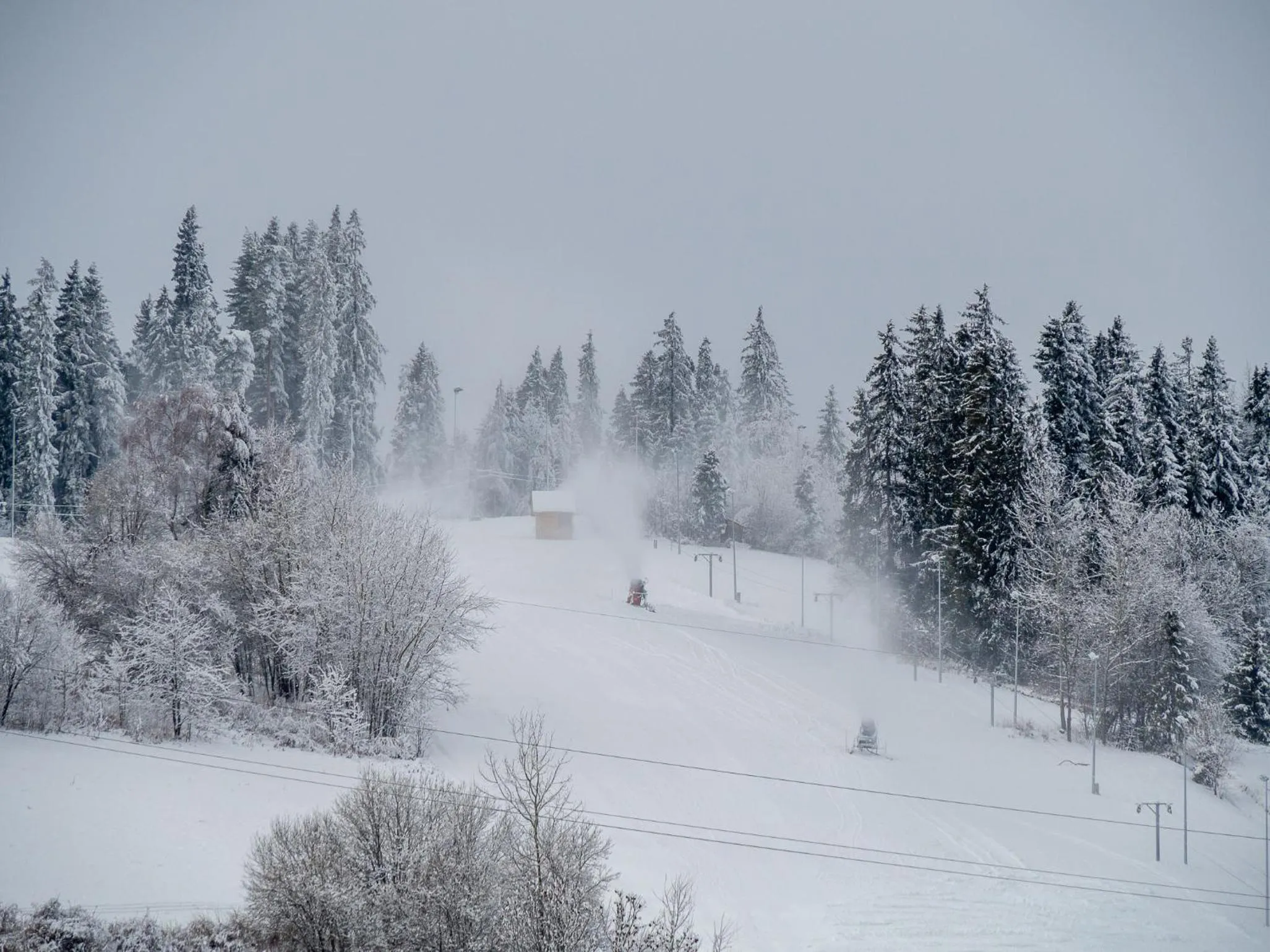 Skiing in Rezydencja Markowy Dworek
