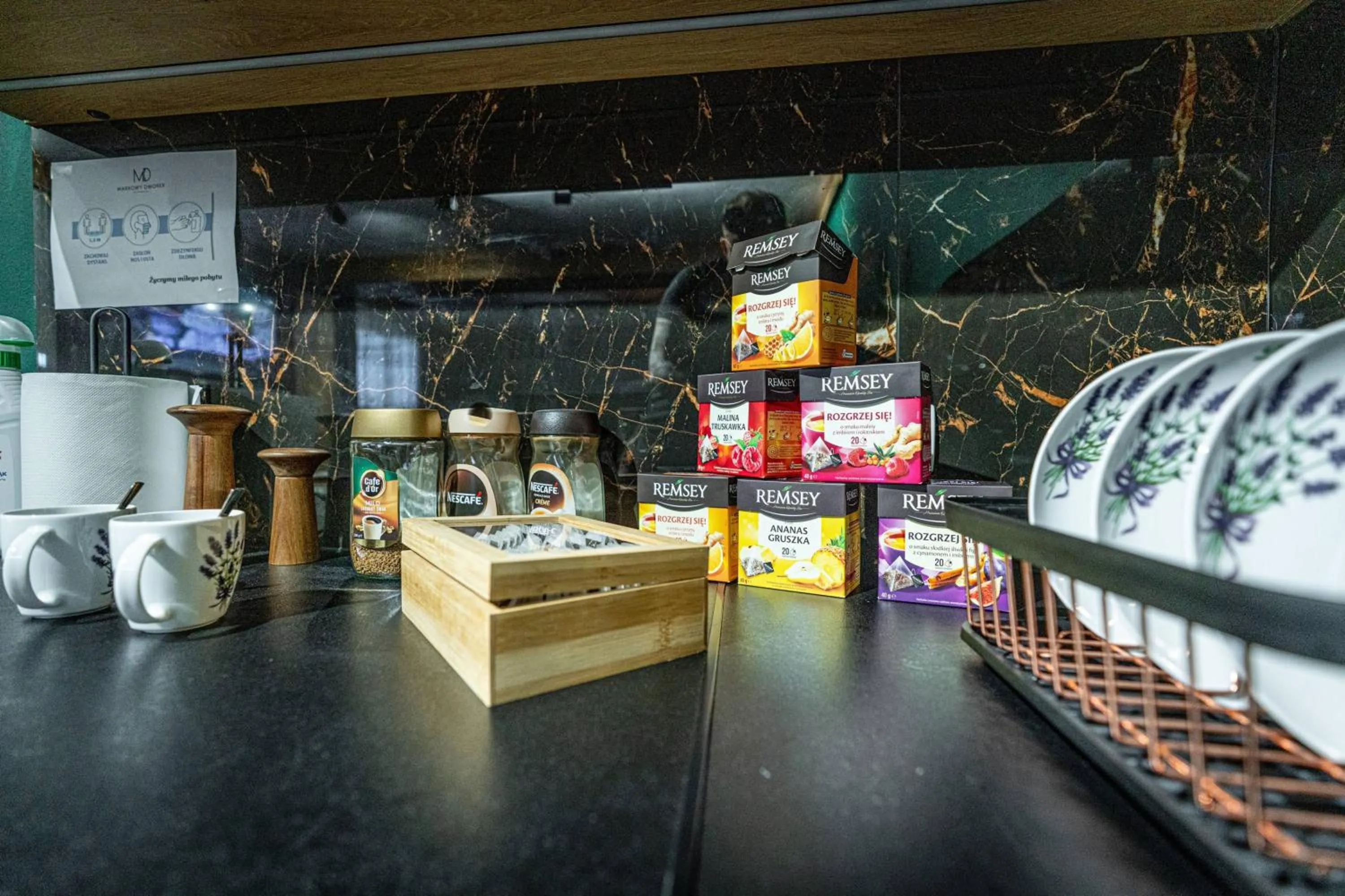 Coffee/tea facilities in Rezydencja Markowy Dworek