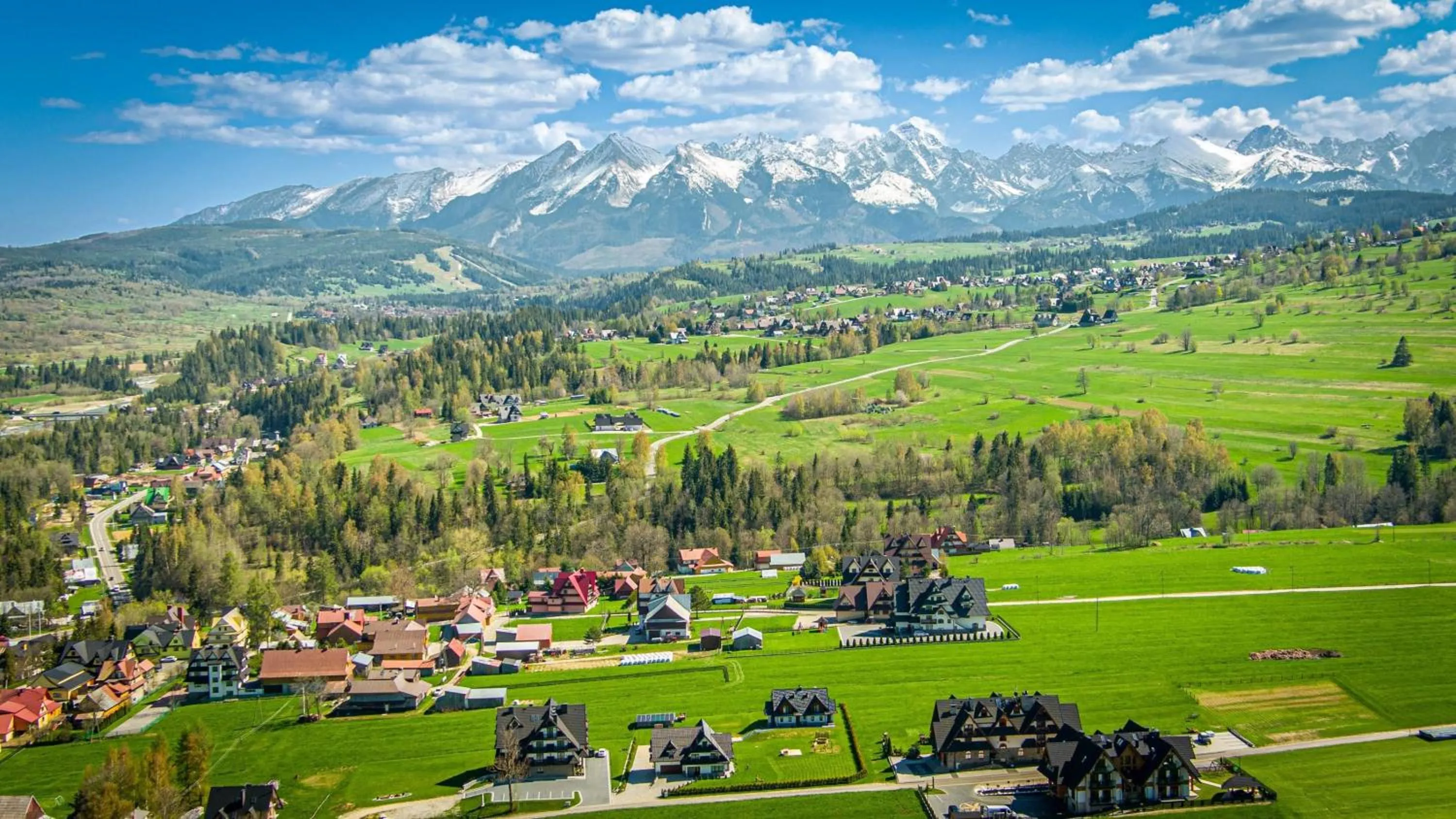 Bird's eye view in Rezydencja Markowy Dworek