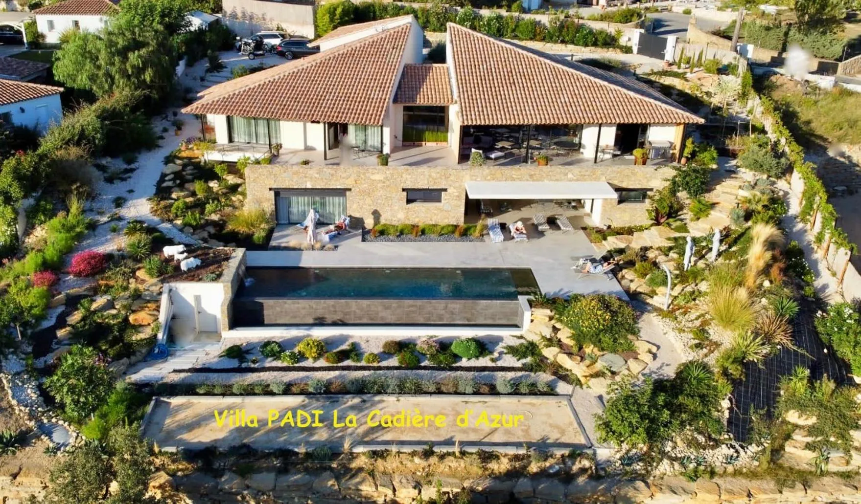 Bird's eye view in VILLA PADI La Cadière d'Azur