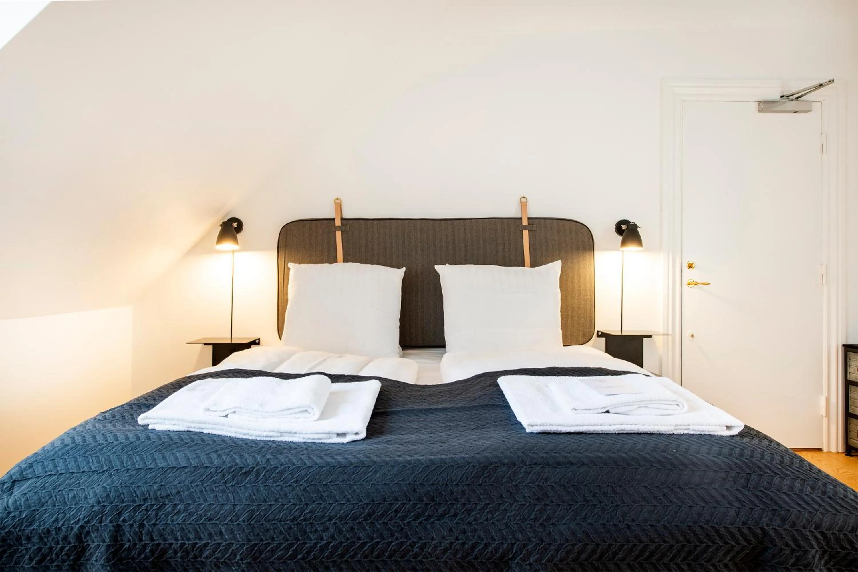 Bedroom, Bed in Town Hall Penthouse by Daniel&Jacob's