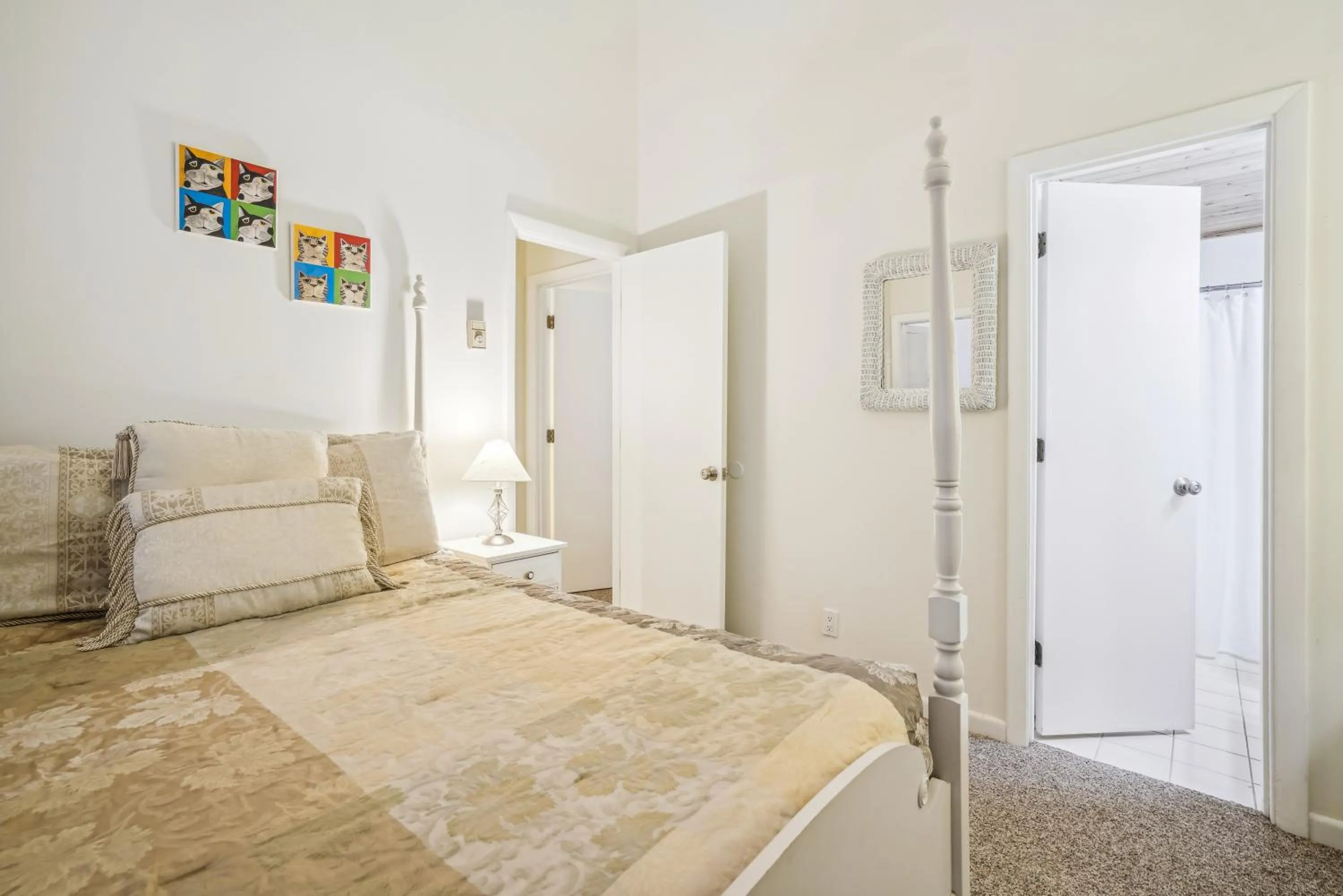 Bedroom, Bed in Three bedroom condo, Ski home Whiffletree E7