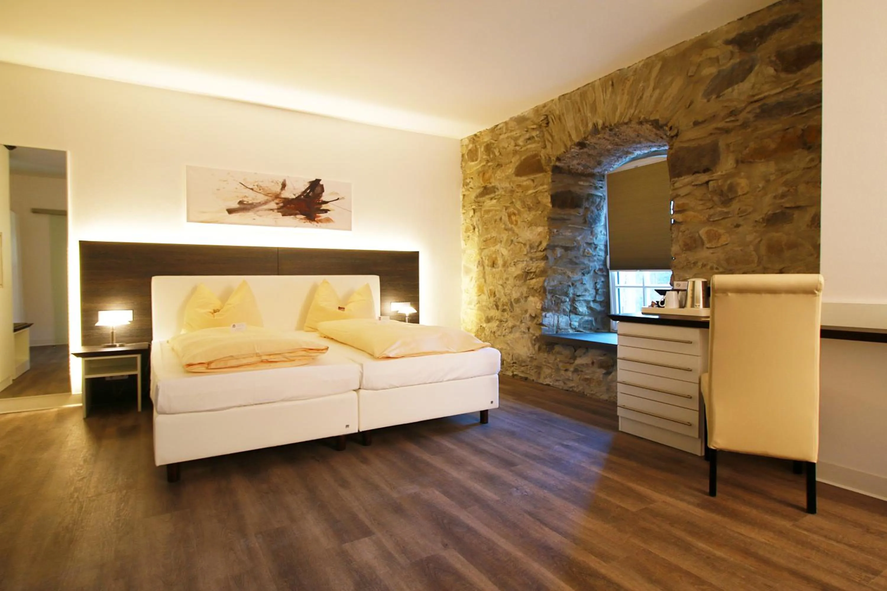 Bed in Schlosshotel Weilburg