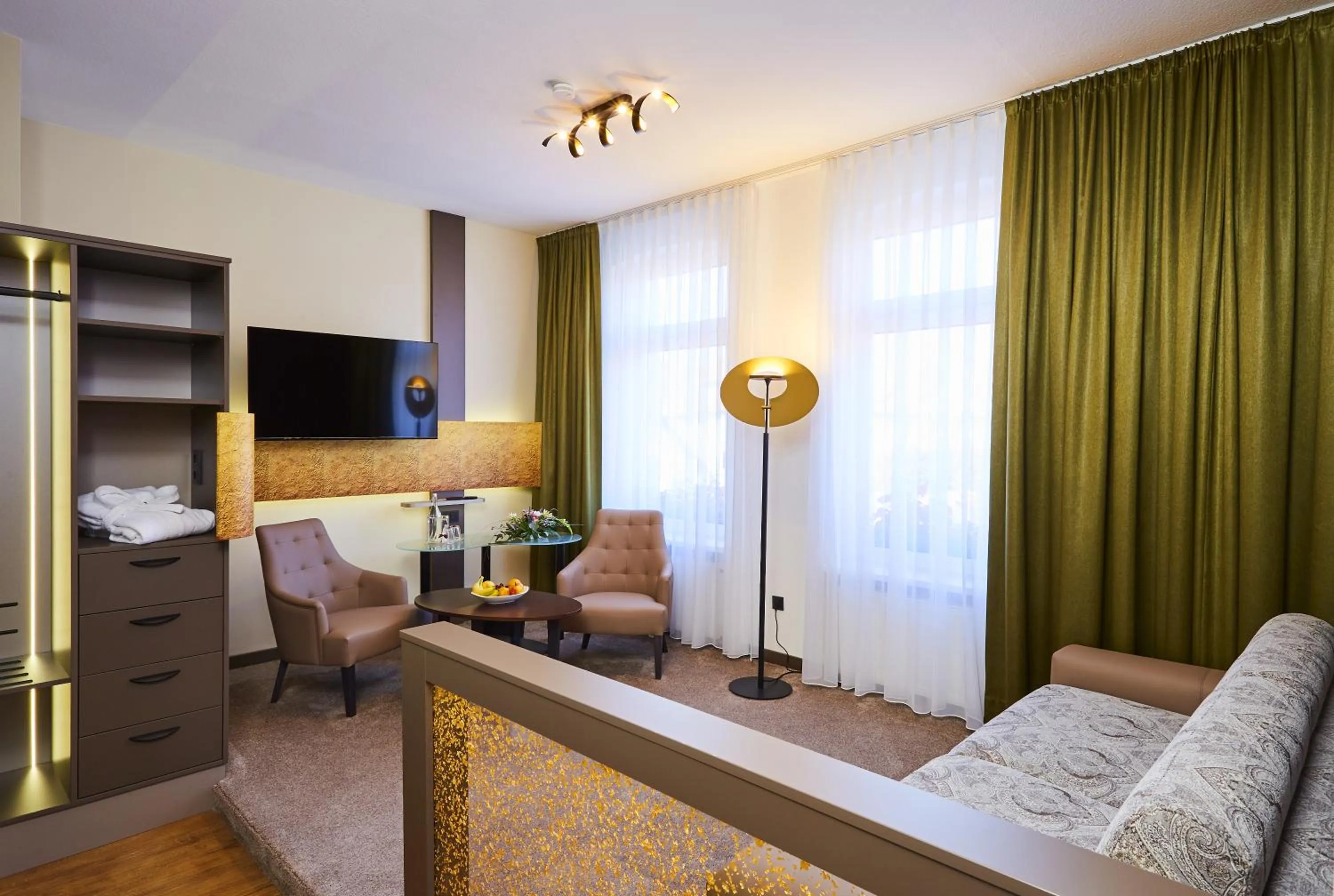 Photo of the whole room in Das Schokoladenhotel