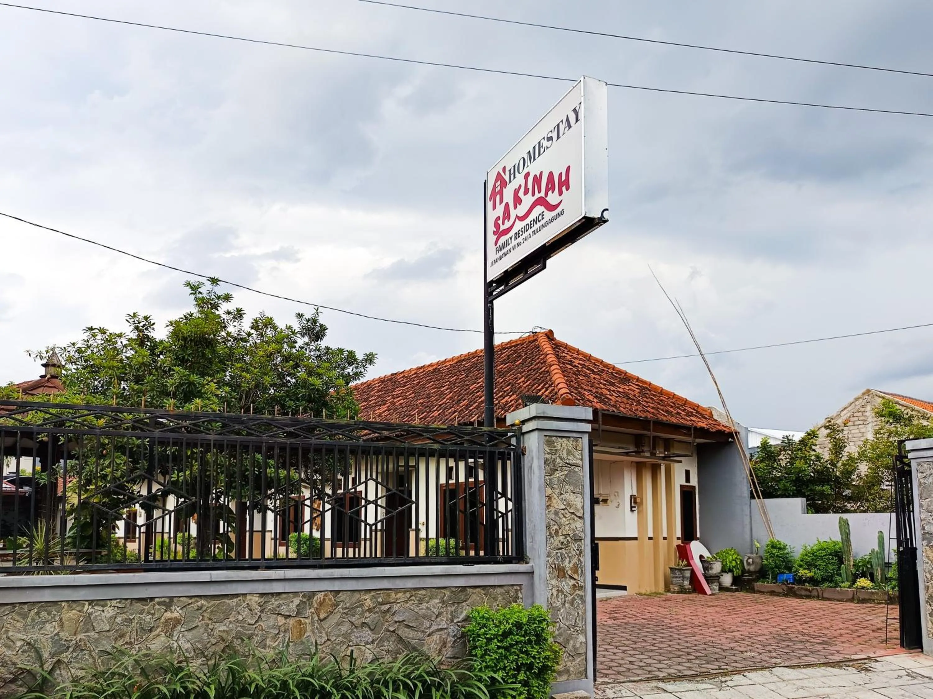 Facade/entrance in Sakinah Family Residence