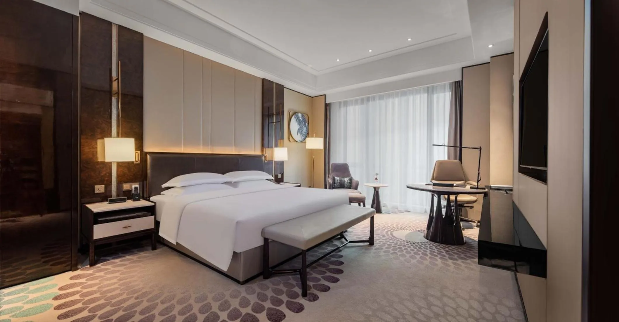 Photo of the whole room, Bed in Vignette Collection Haikou Yatter Hotel by IHG