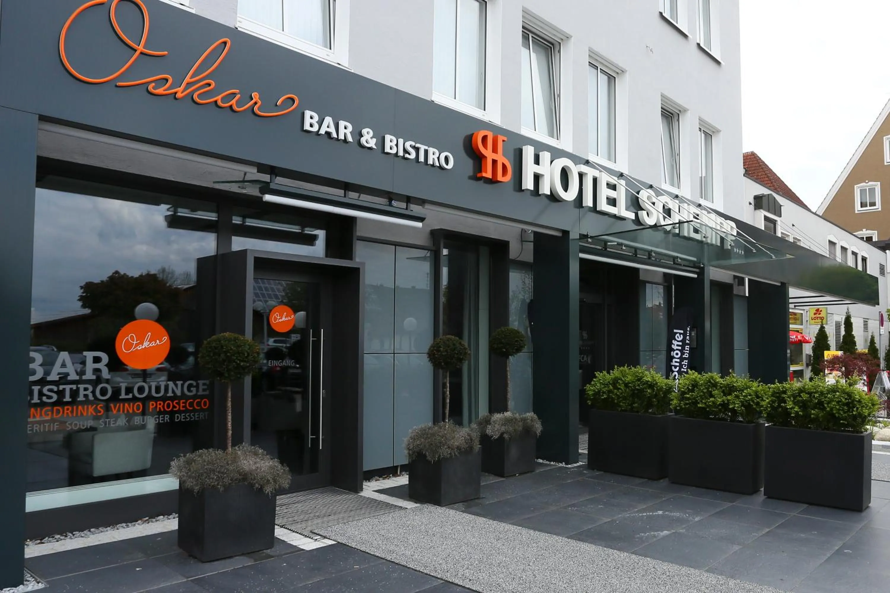 Facade/entrance in Hotel Schempp