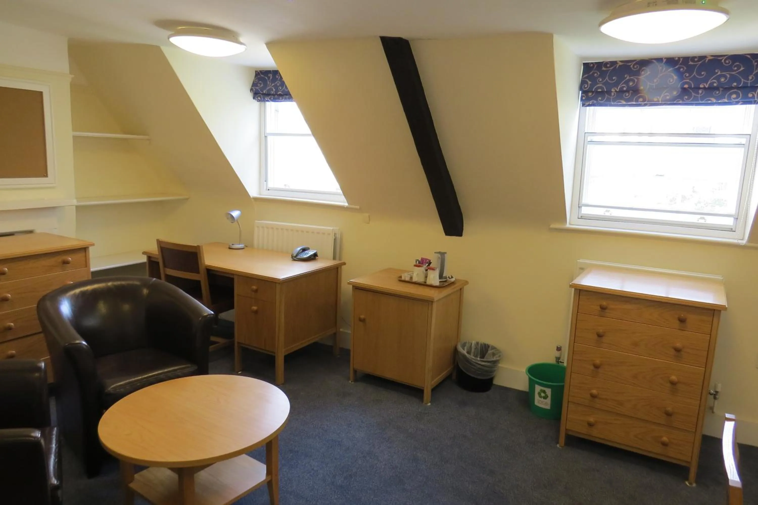 Seating area in Wadham College