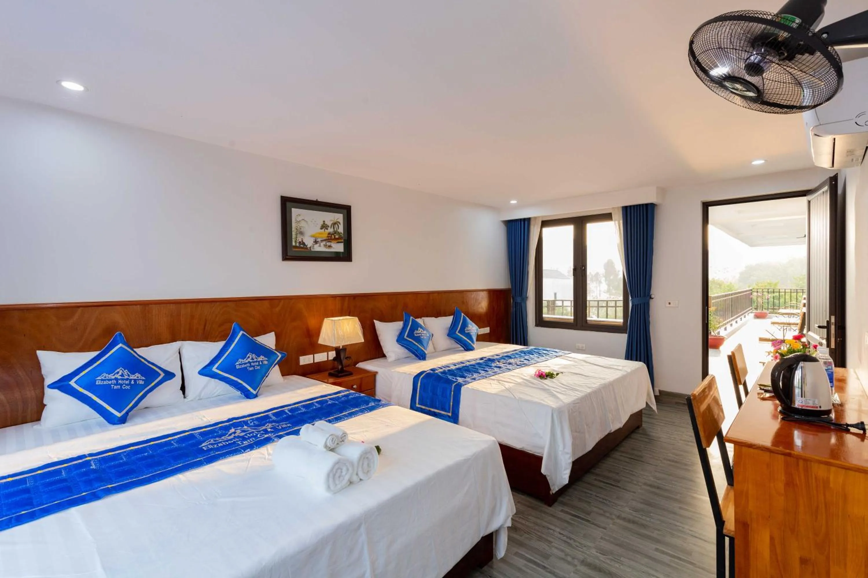 Bed in Elizabeth Hotel Tam Coc