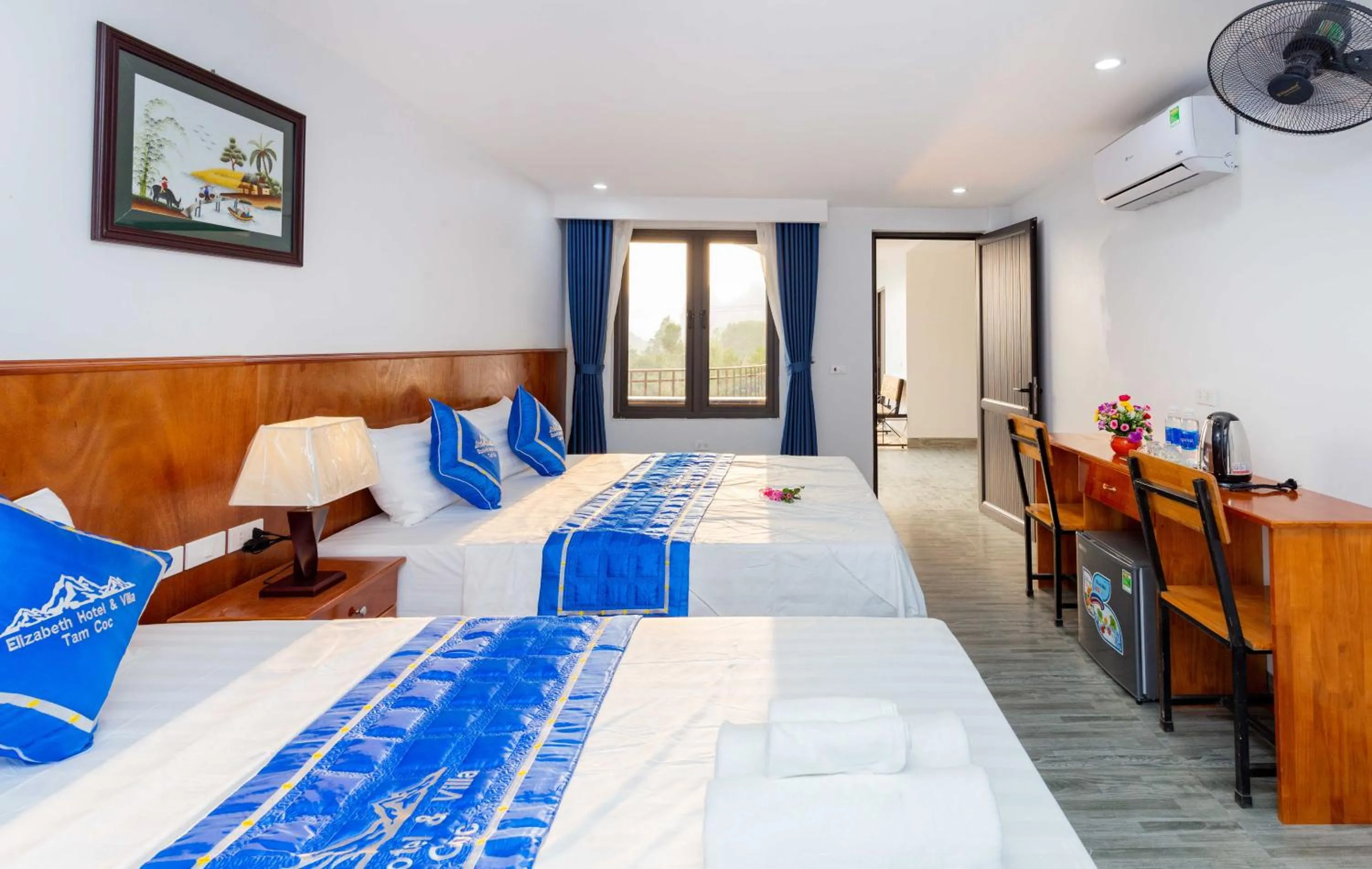 Bed in Elizabeth Hotel Tam Coc