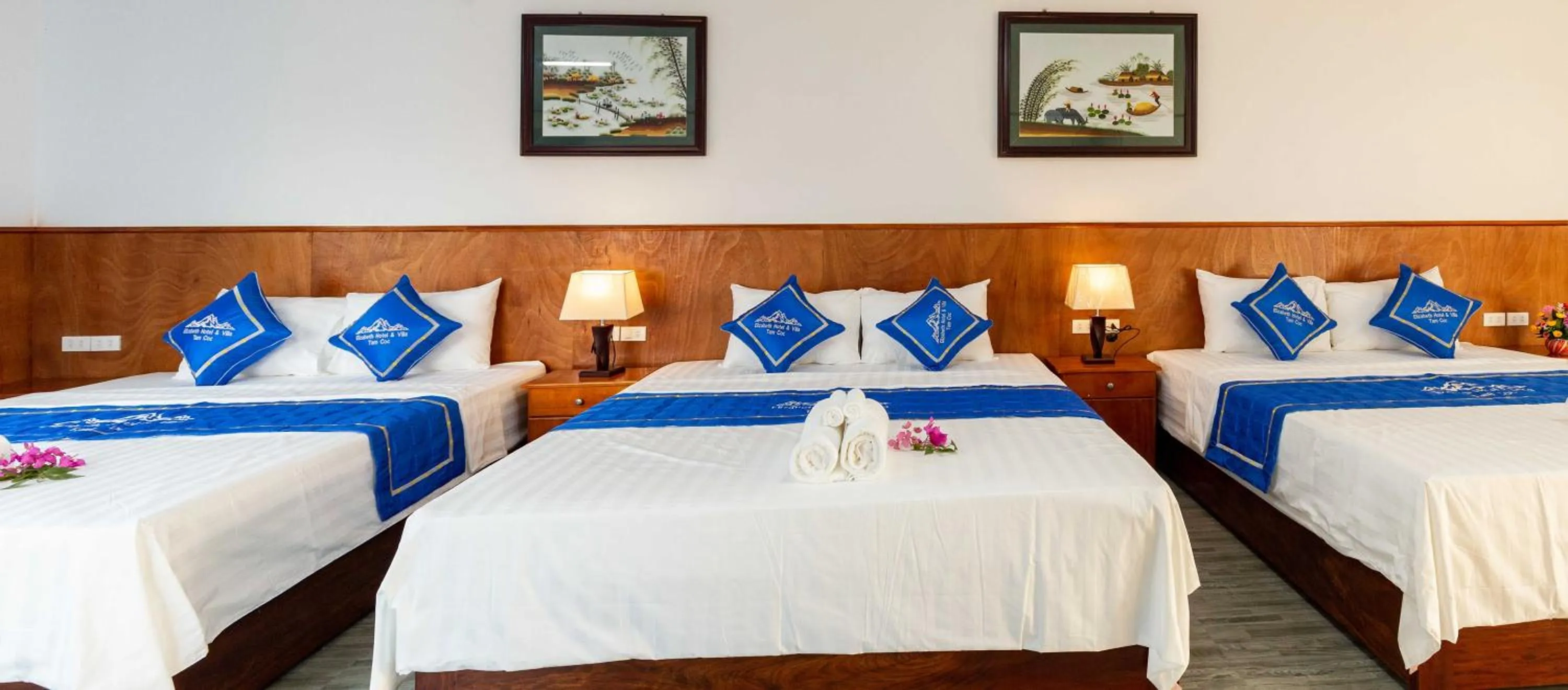 Bed in Elizabeth Hotel Tam Coc