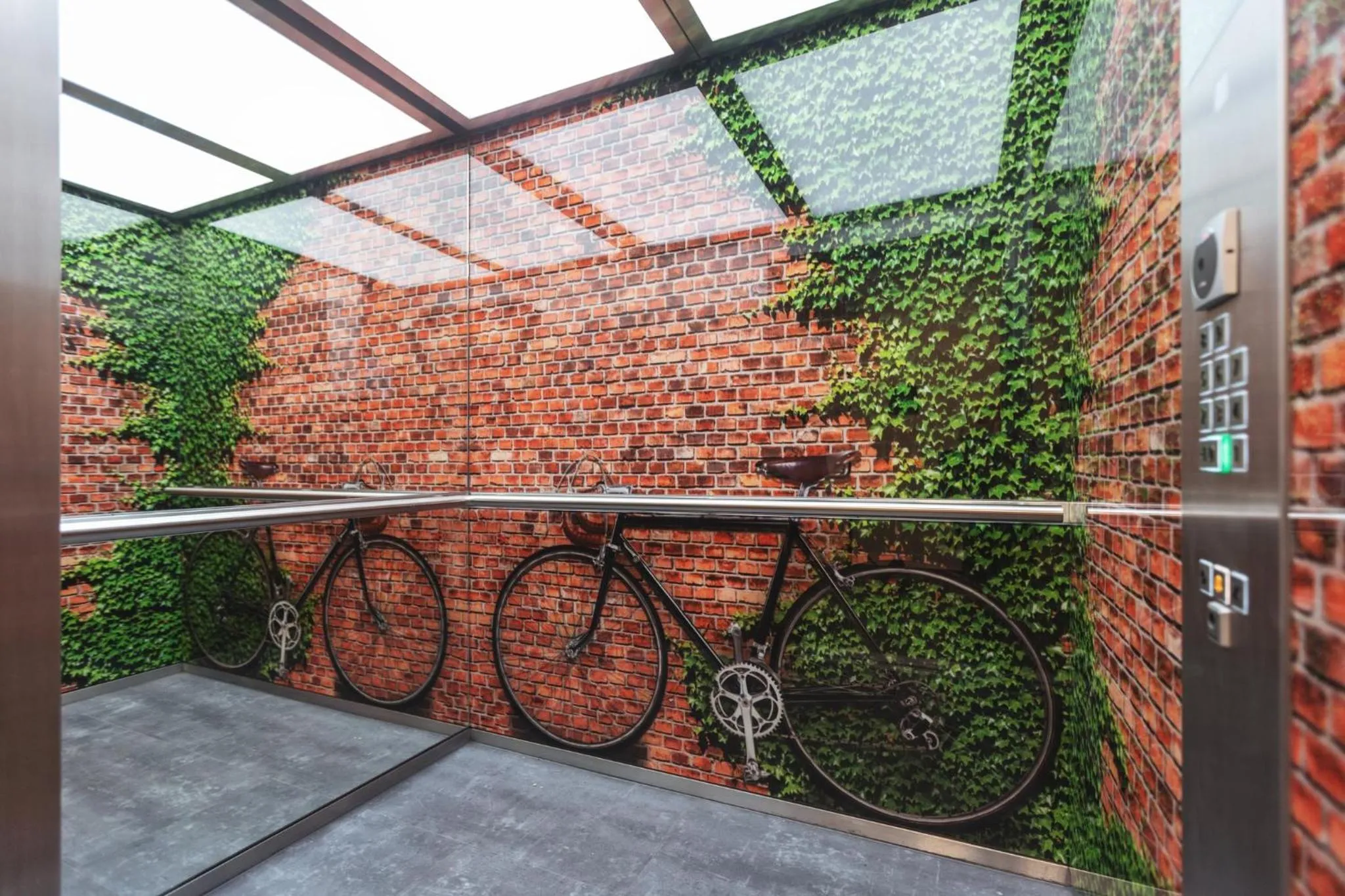 Decorative detail in Holiday Inn - the niu, Bricks Hamburg Eppendorf by IHG