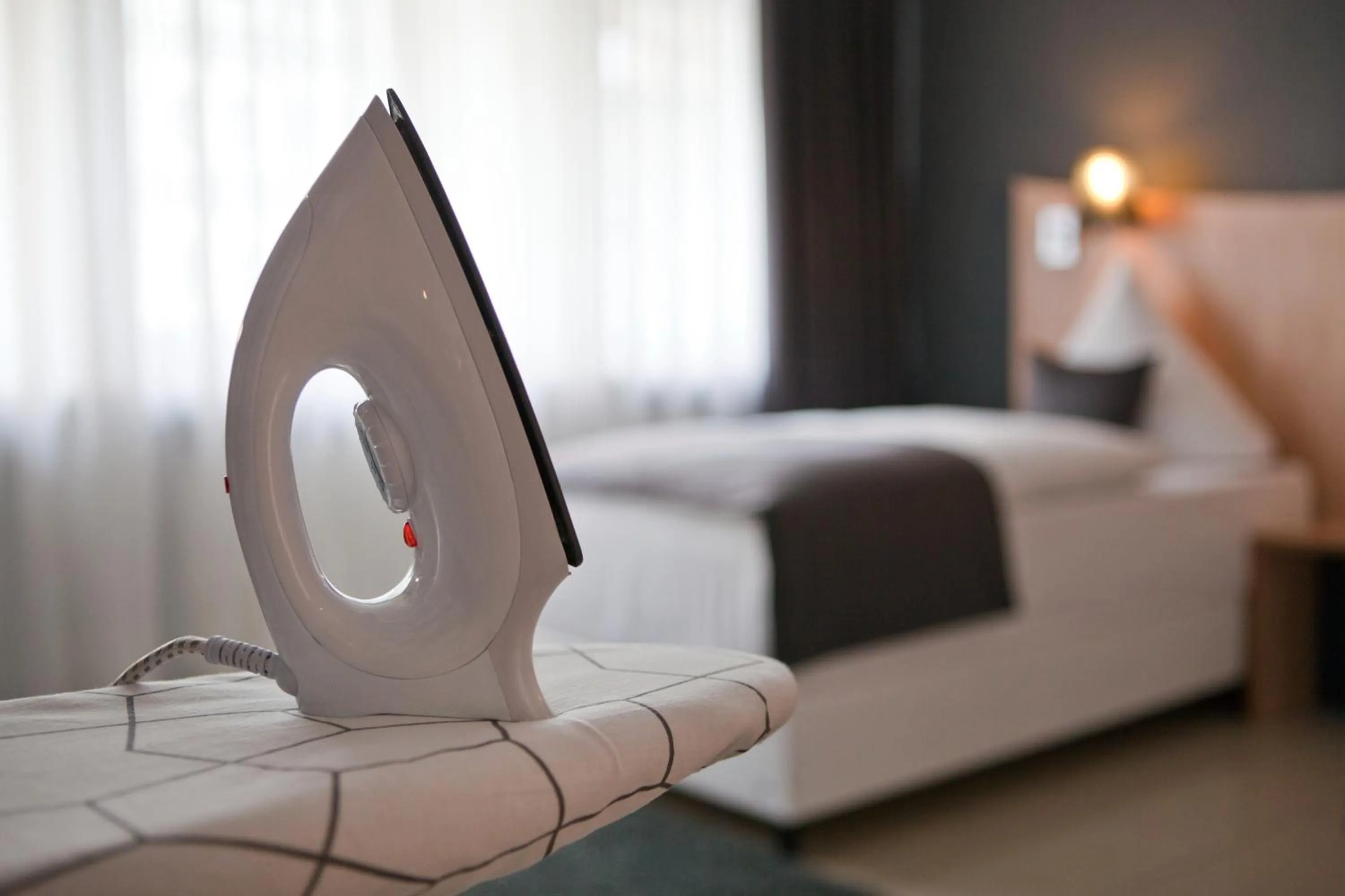 Decorative detail, Bed in Hotel Asahi