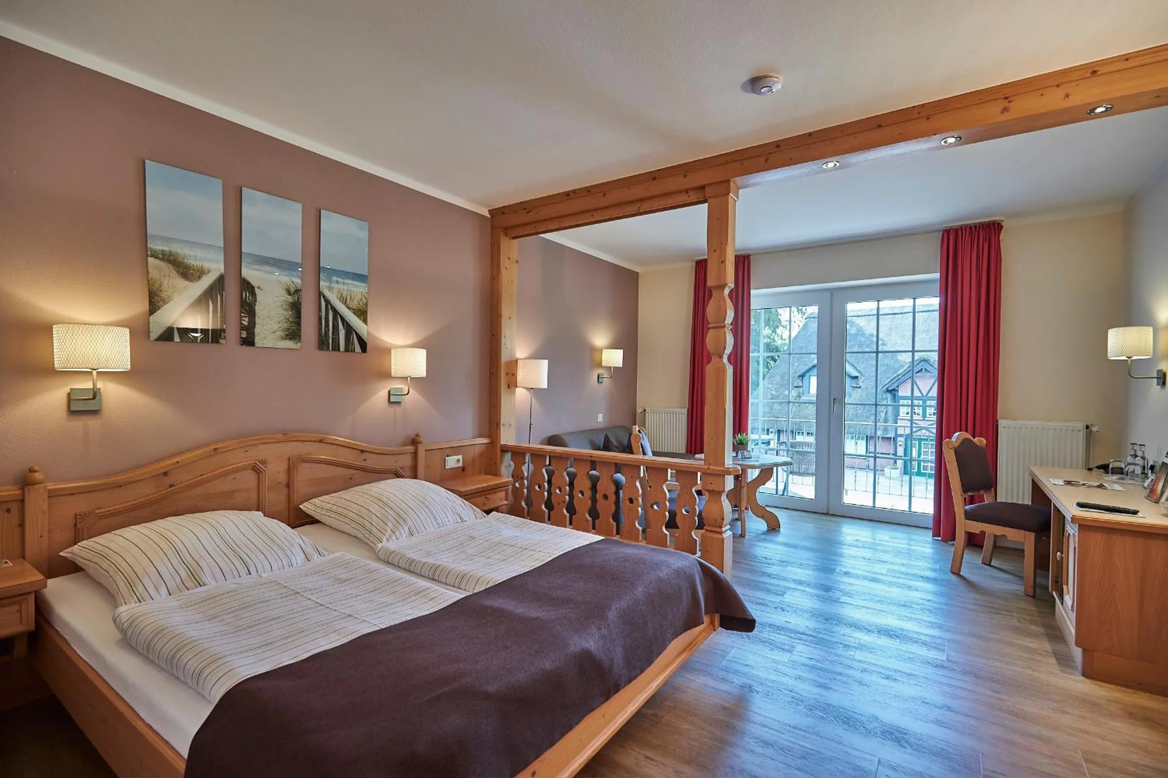 Photo of the whole room, Bed in Flair Landhotel Strengliner Mühle