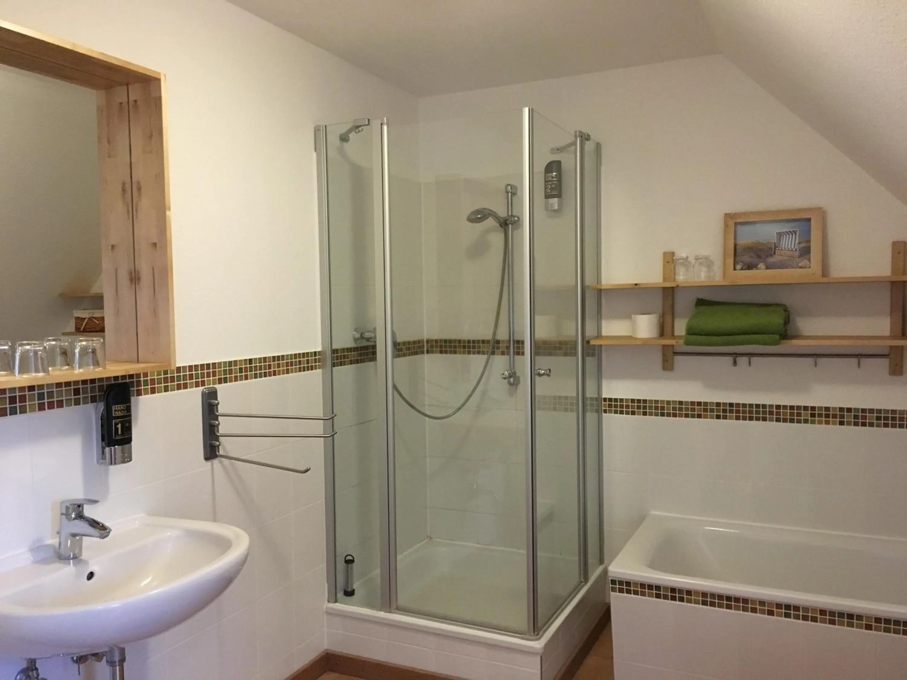 Bathroom in Flair Landhotel Strengliner Mühle