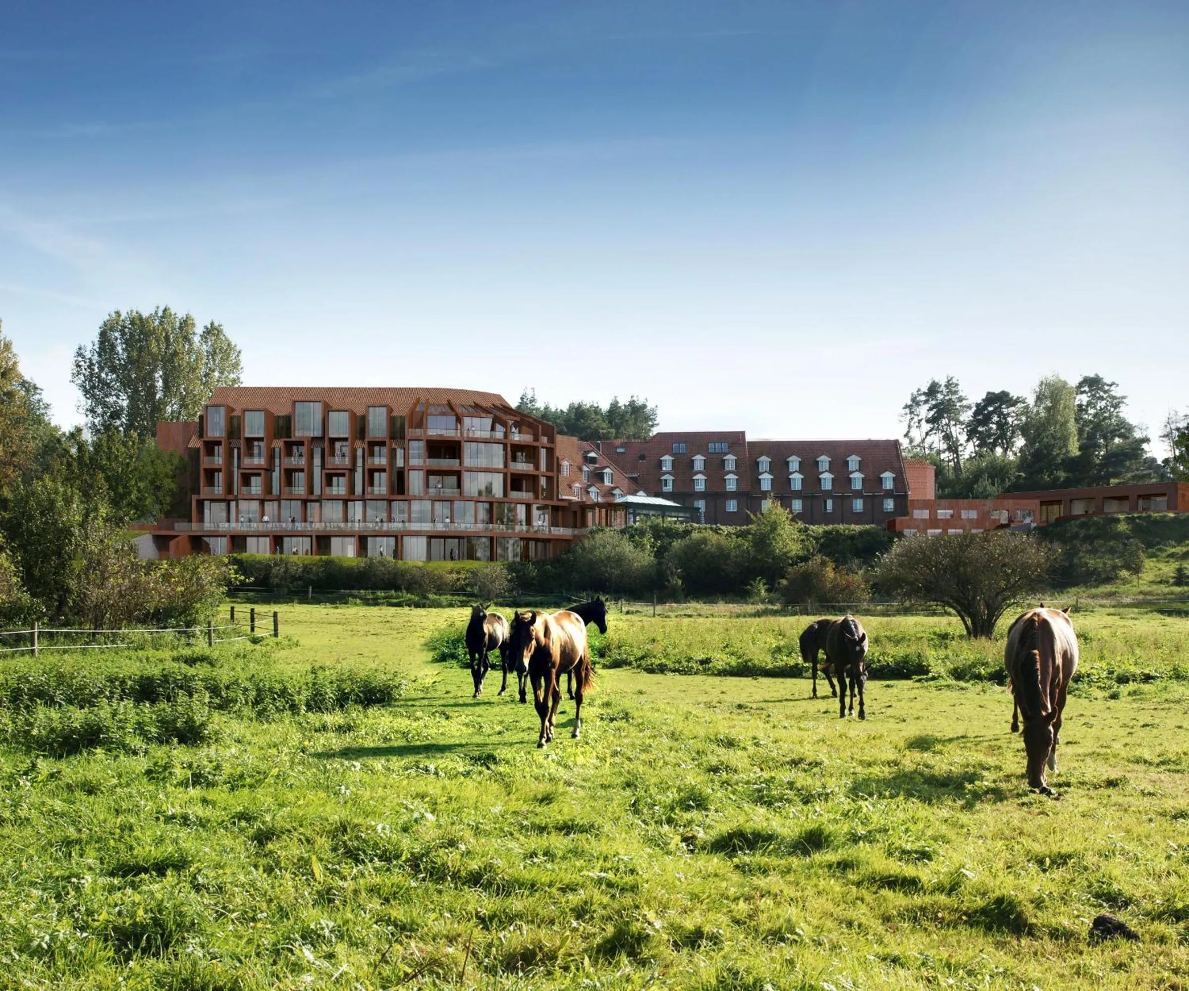 Property building in Bornmühle