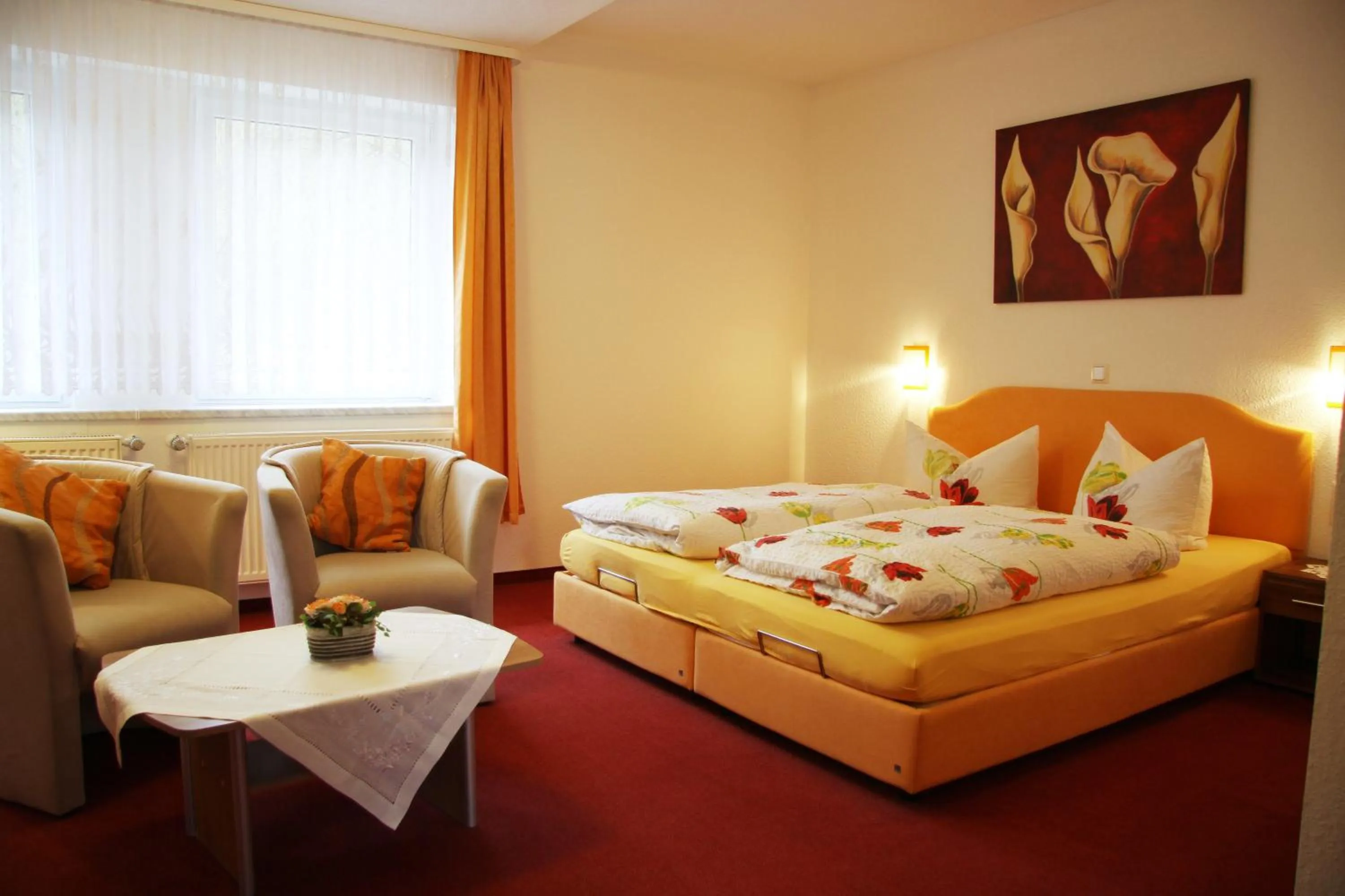 Photo of the whole room, Bed in Hotel Zum Bürgergarten