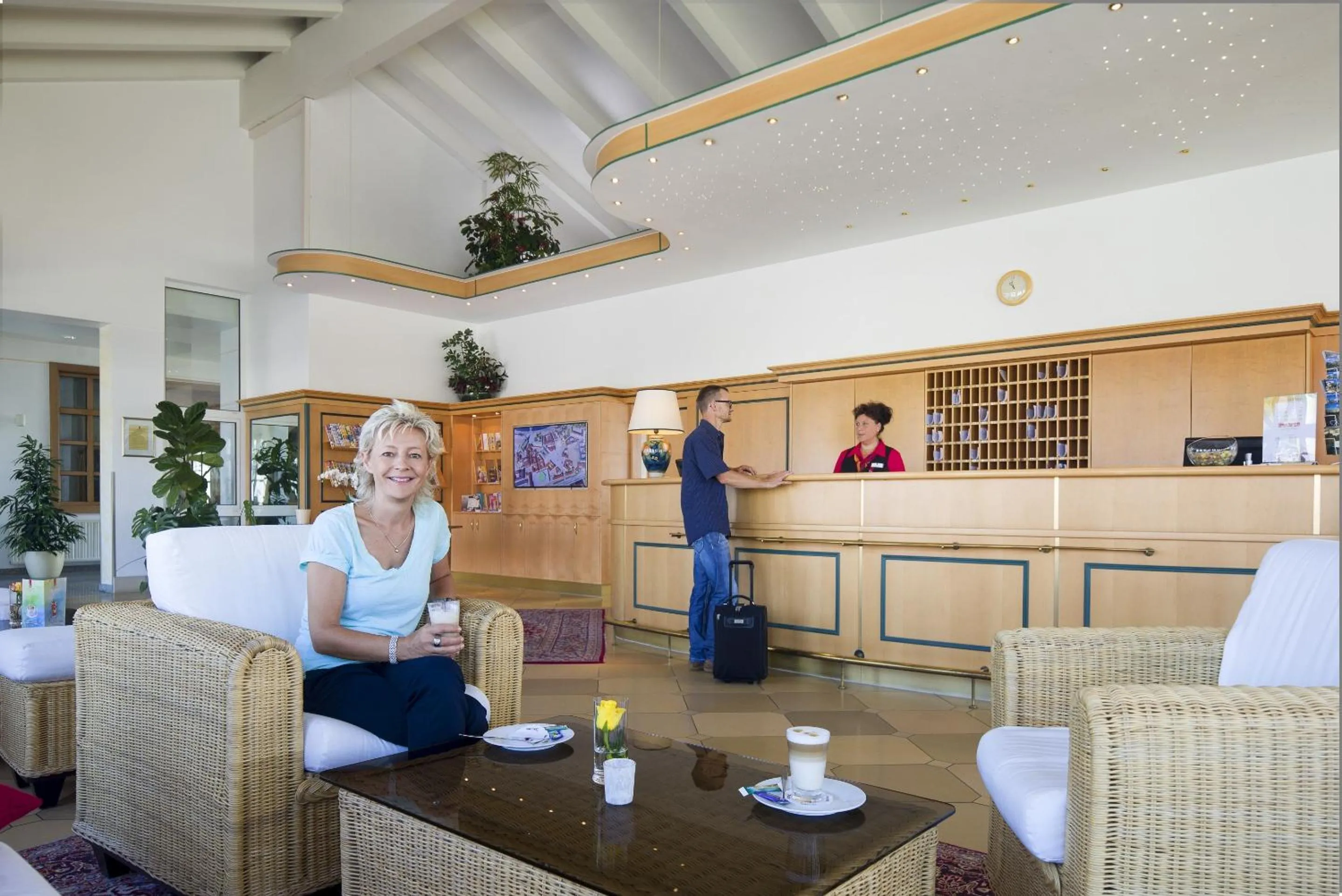 Lobby or reception in Kim Hotel Dresden