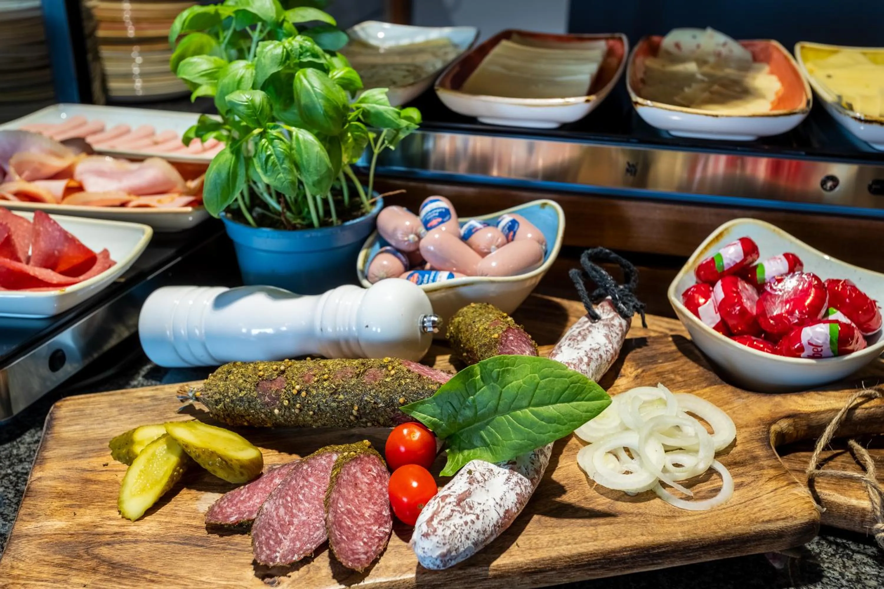 Food and drinks in mightyTwice Hotel Dresden