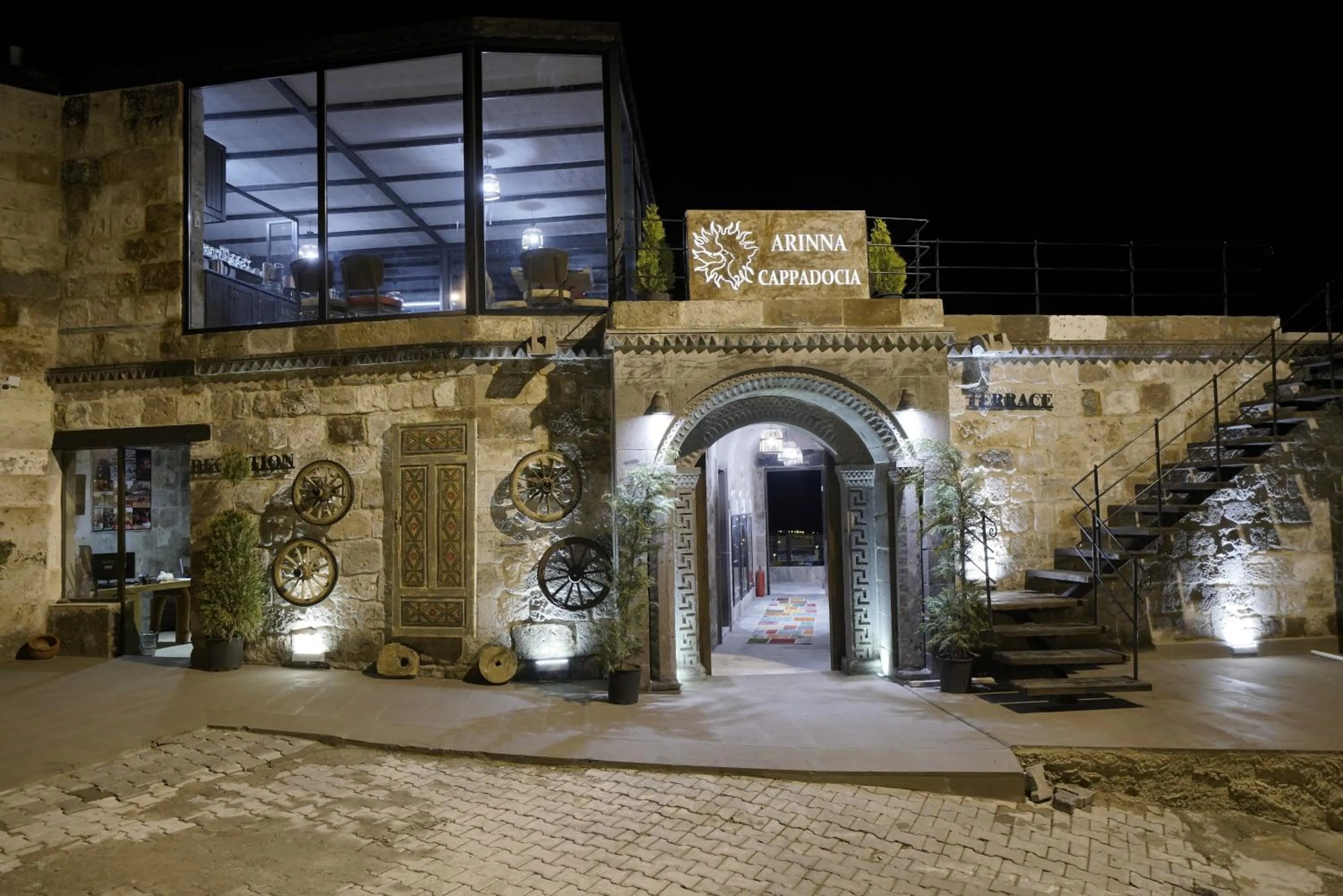 Facade/entrance in Arinna Cappadocia