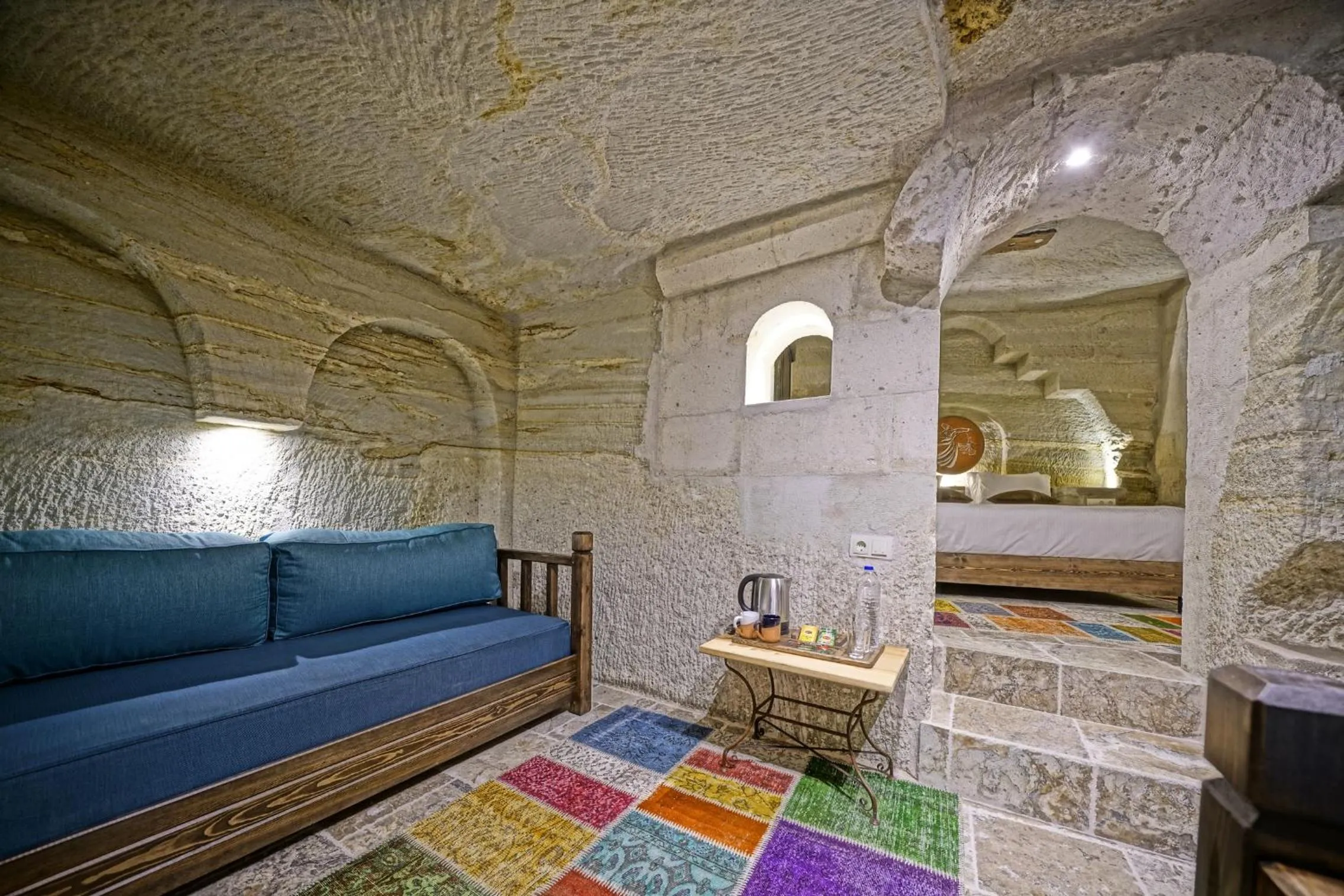 Seating area, Bed in Arinna Cappadocia
