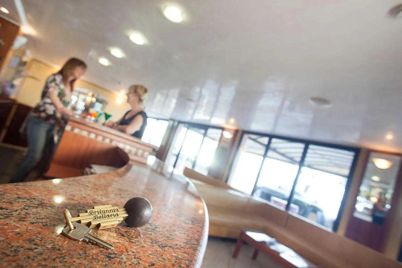 Staff in Hotel Britannia