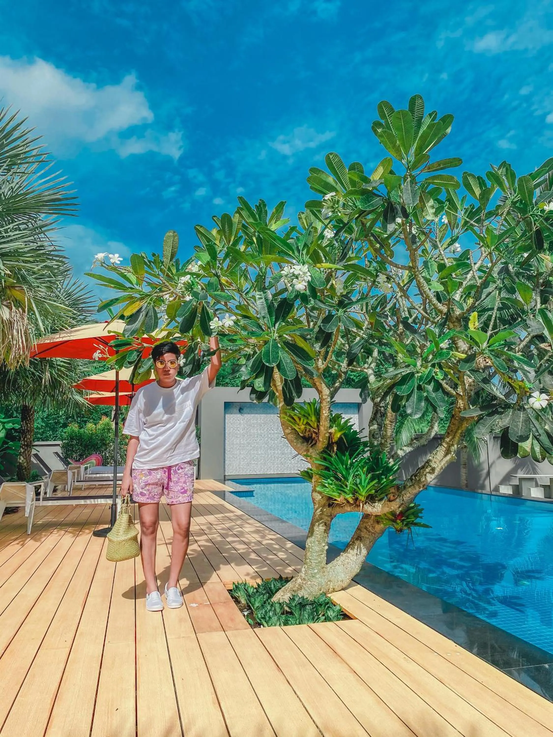 Pool view in ARENICE Boutique Hotel