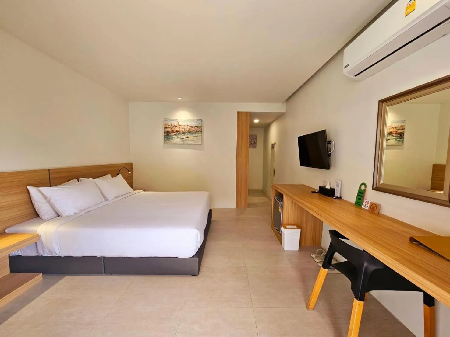 Bed in ARENICE Boutique Hotel