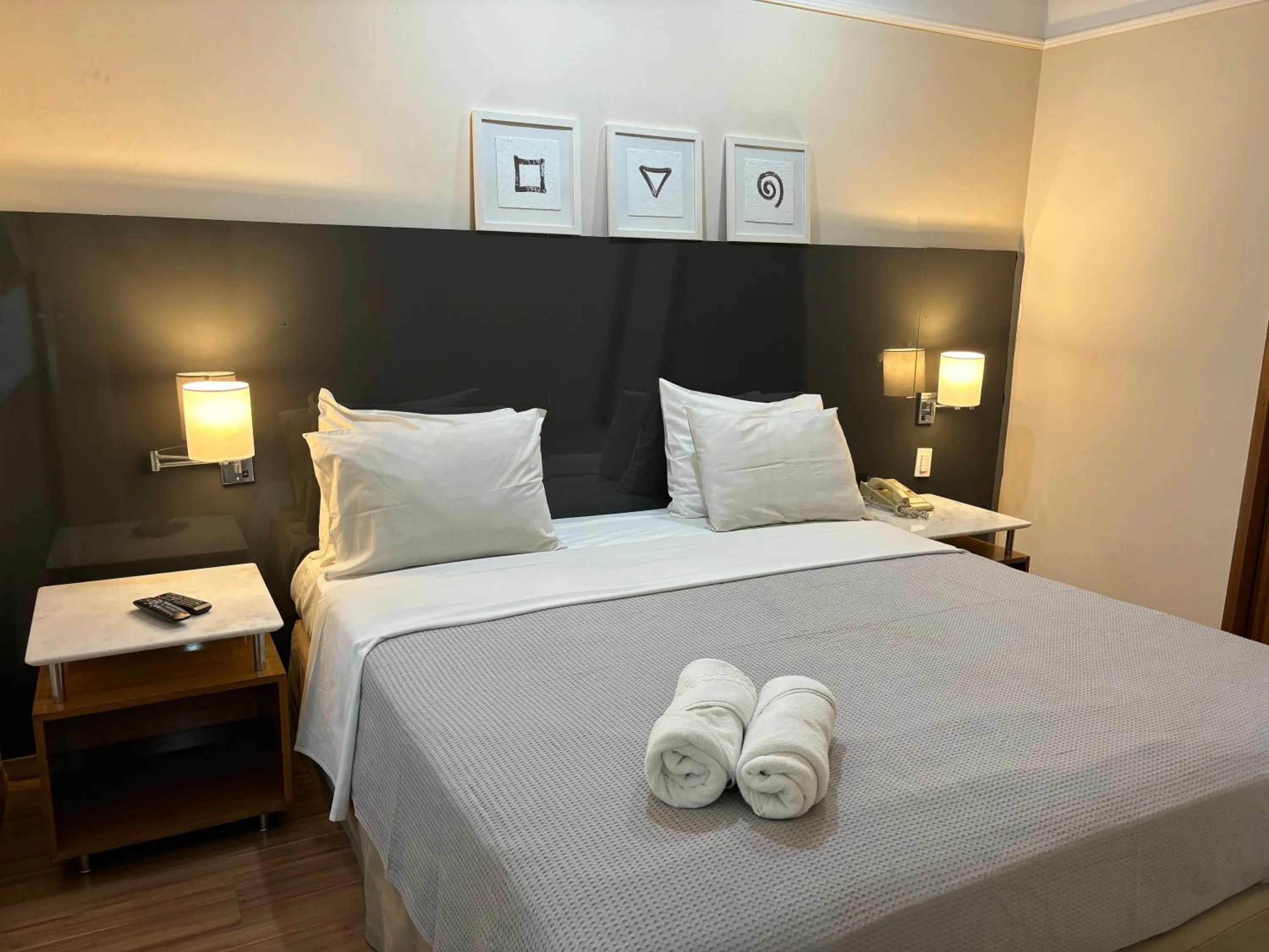 Bed in HOTEL SHOPPING VILA OLIMPIA