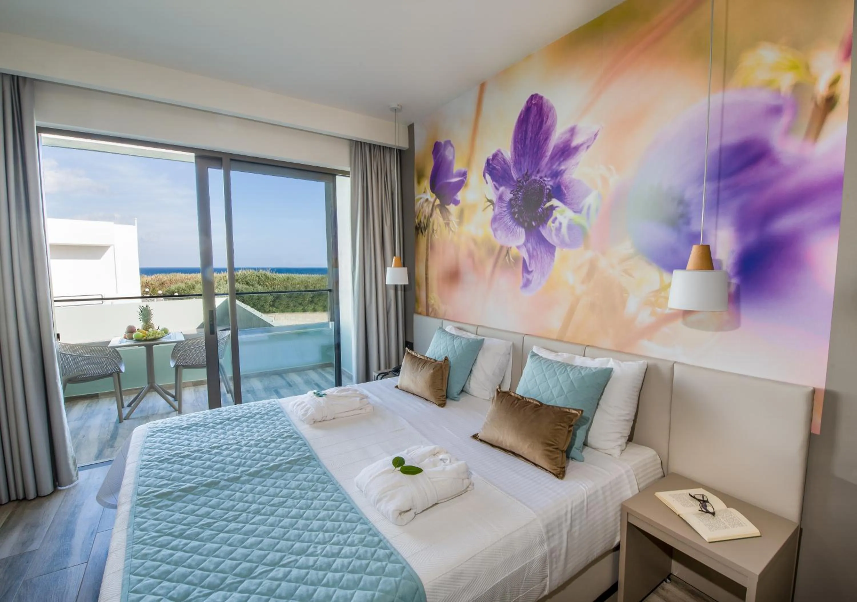 Bed in Incognito Creta Luxury Suites and More