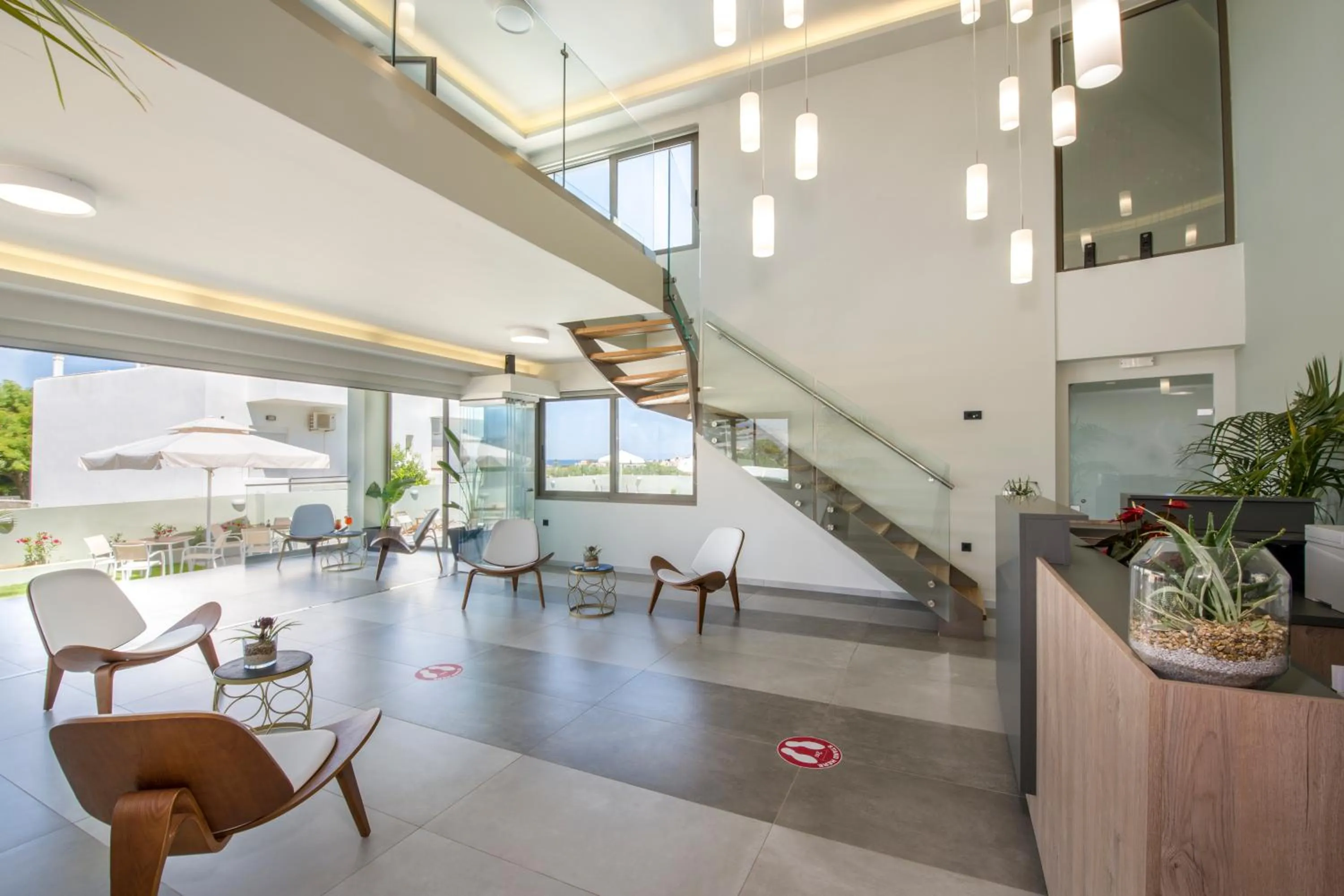 Lobby or reception in Incognito Creta Luxury Suites and More