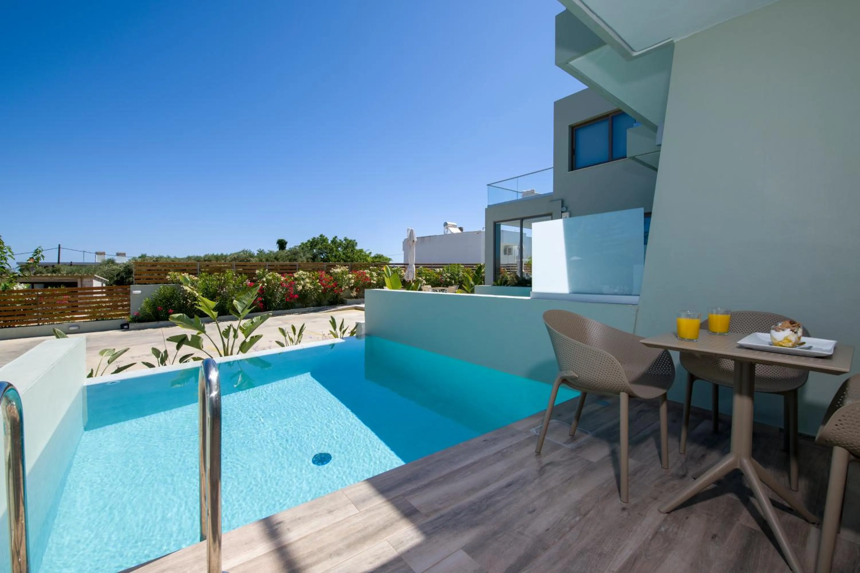 Pool view in Incognito Creta Luxury Suites and More