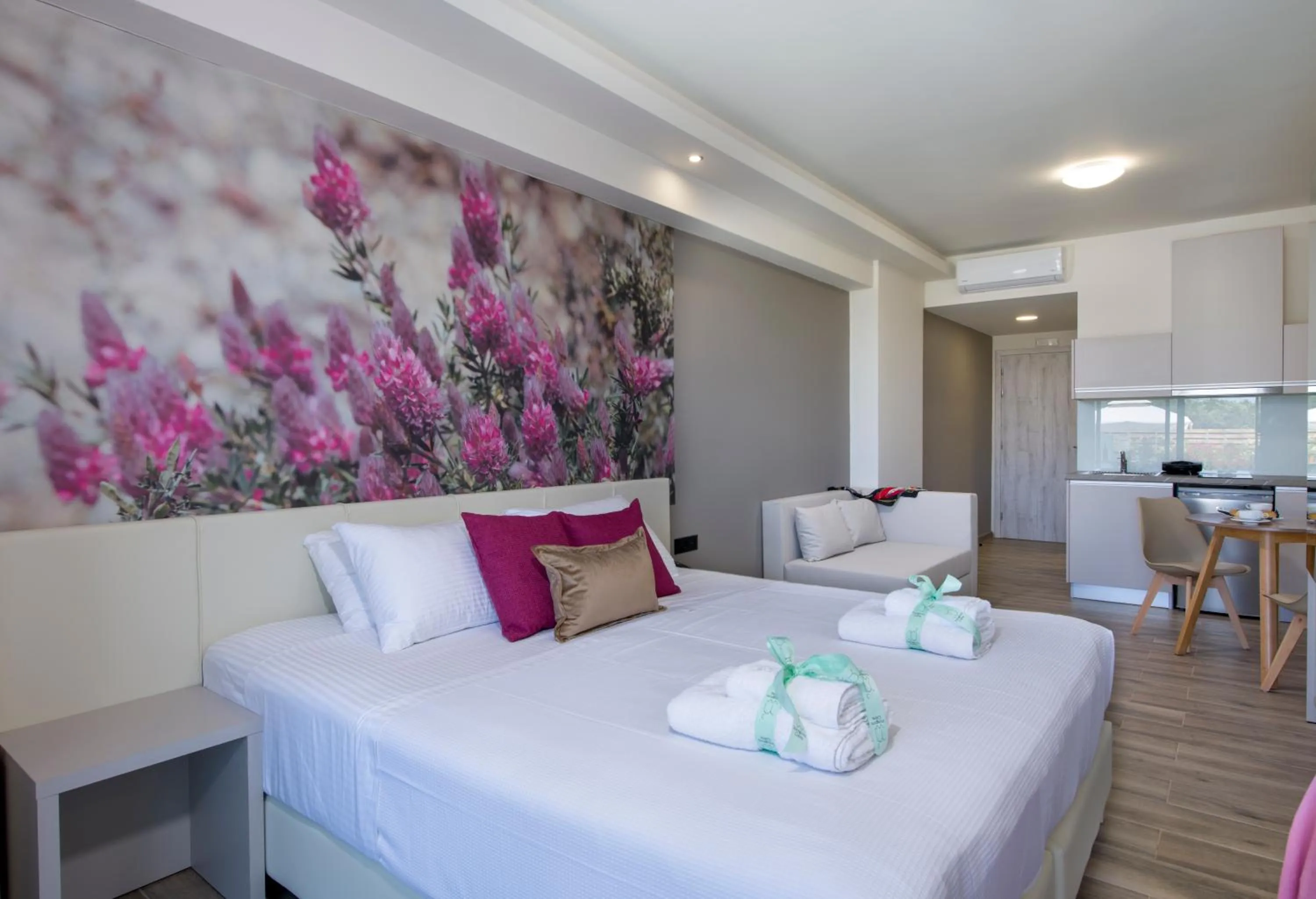 Bed in Incognito Creta Luxury Suites and More