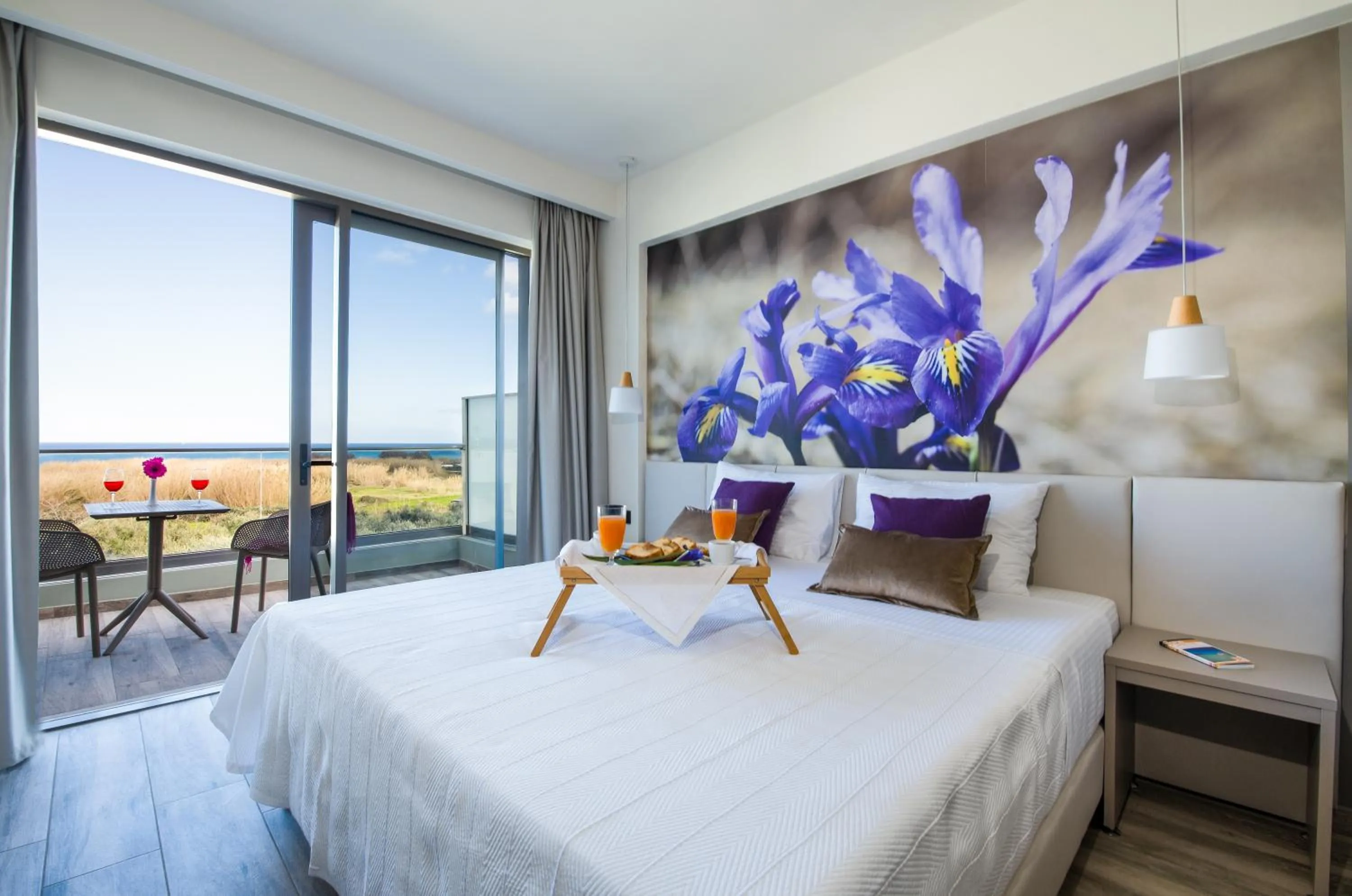 Bed in Incognito Creta Luxury Suites and More