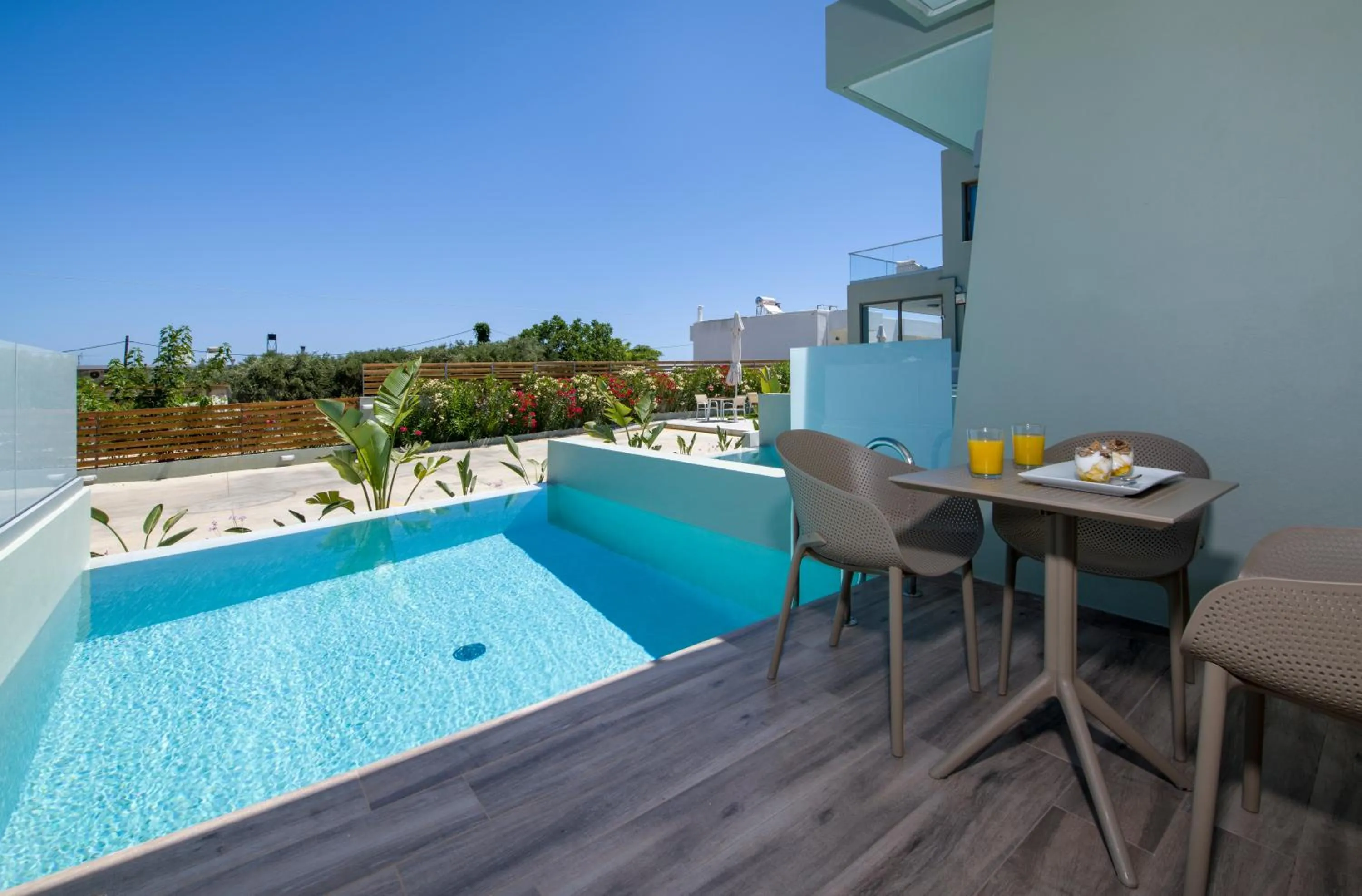 Pool view in Incognito Creta Luxury Suites and More