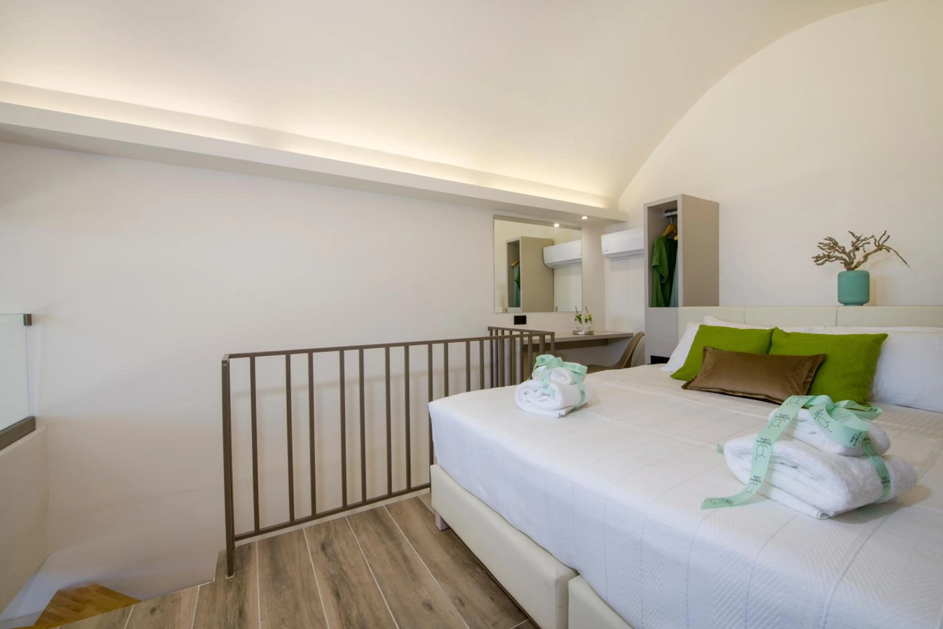Bed in Incognito Creta Luxury Suites and More